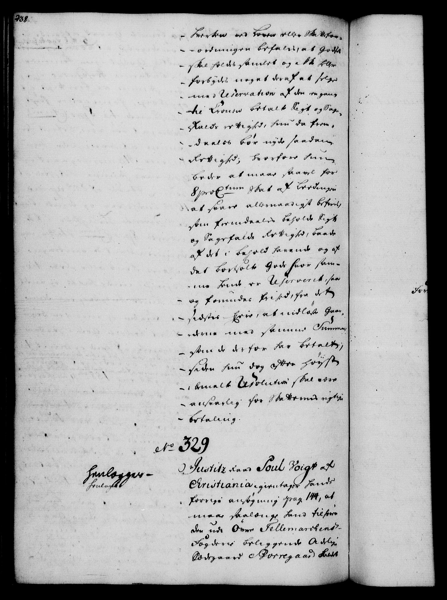 Rentekammeret, Kammerkanselliet, RA/EA-3111/G/Gh/Gha/L0034: Norsk ekstraktmemorialprotokoll (merket RK 53.79), 1756-1759, p. 238