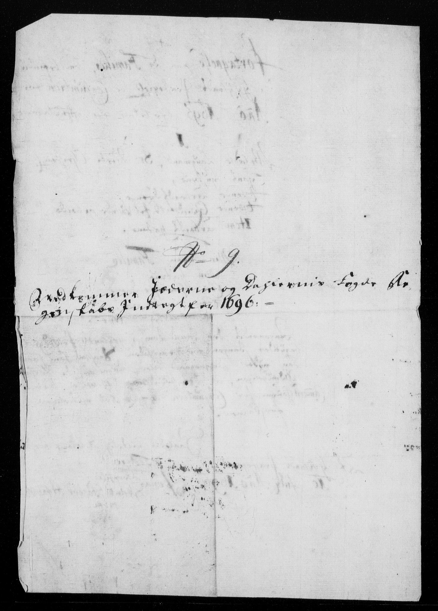 Rentekammeret inntil 1814, Reviderte regnskaper, Fogderegnskap, RA/EA-4092/R46/L2728: Fogderegnskap Jæren og Dalane, 1694-1696, p. 431