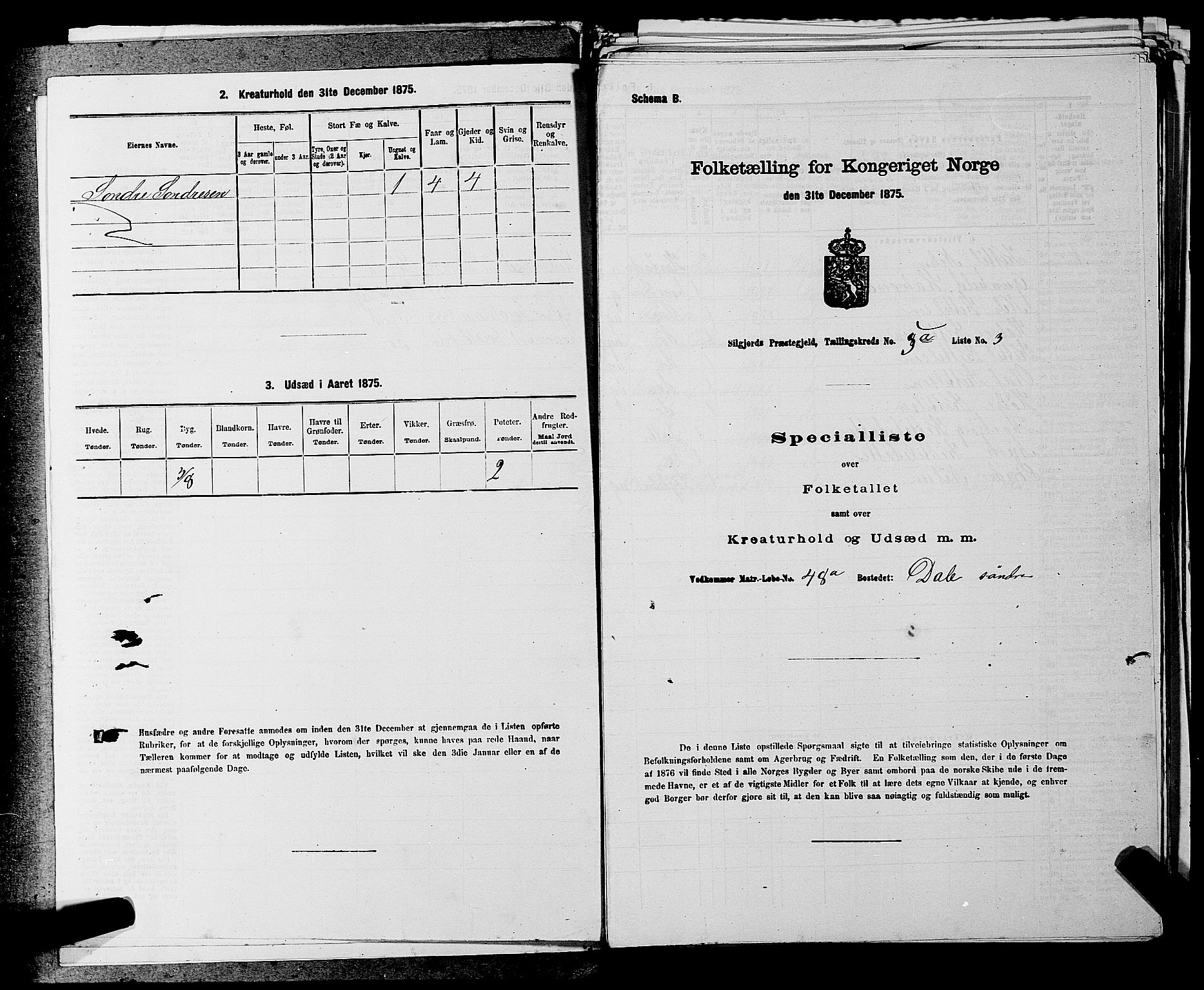 SAKO, 1875 census for 0828P Seljord, 1875, p. 554