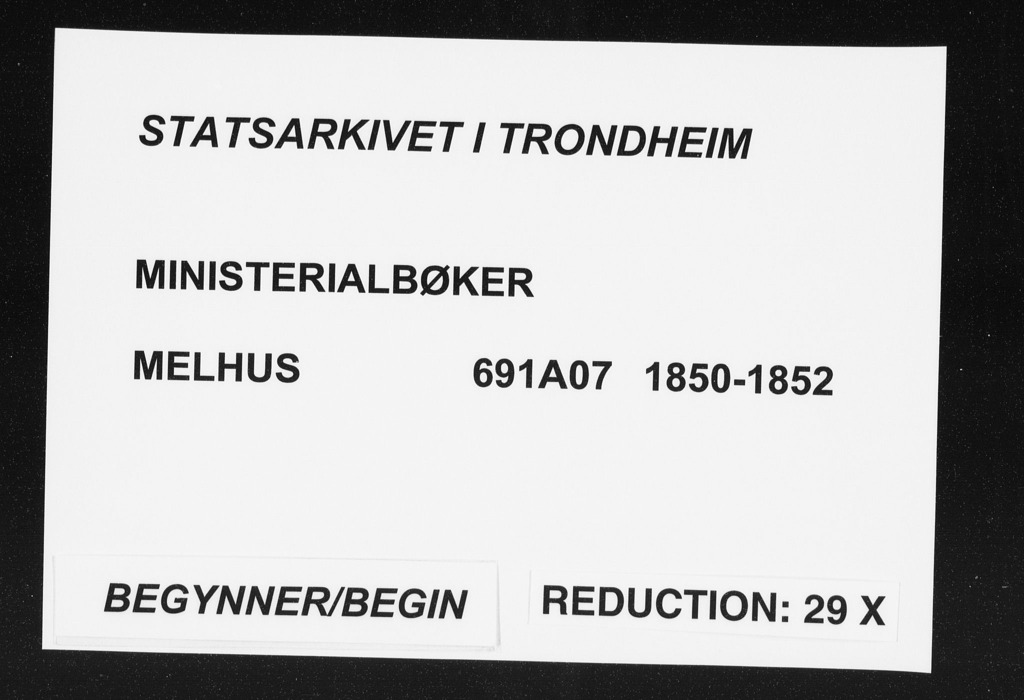 Ministerialprotokoller, klokkerbøker og fødselsregistre - Sør-Trøndelag, SAT/A-1456/691/L1075: Parish register (official) no. 691A07, 1850-1852