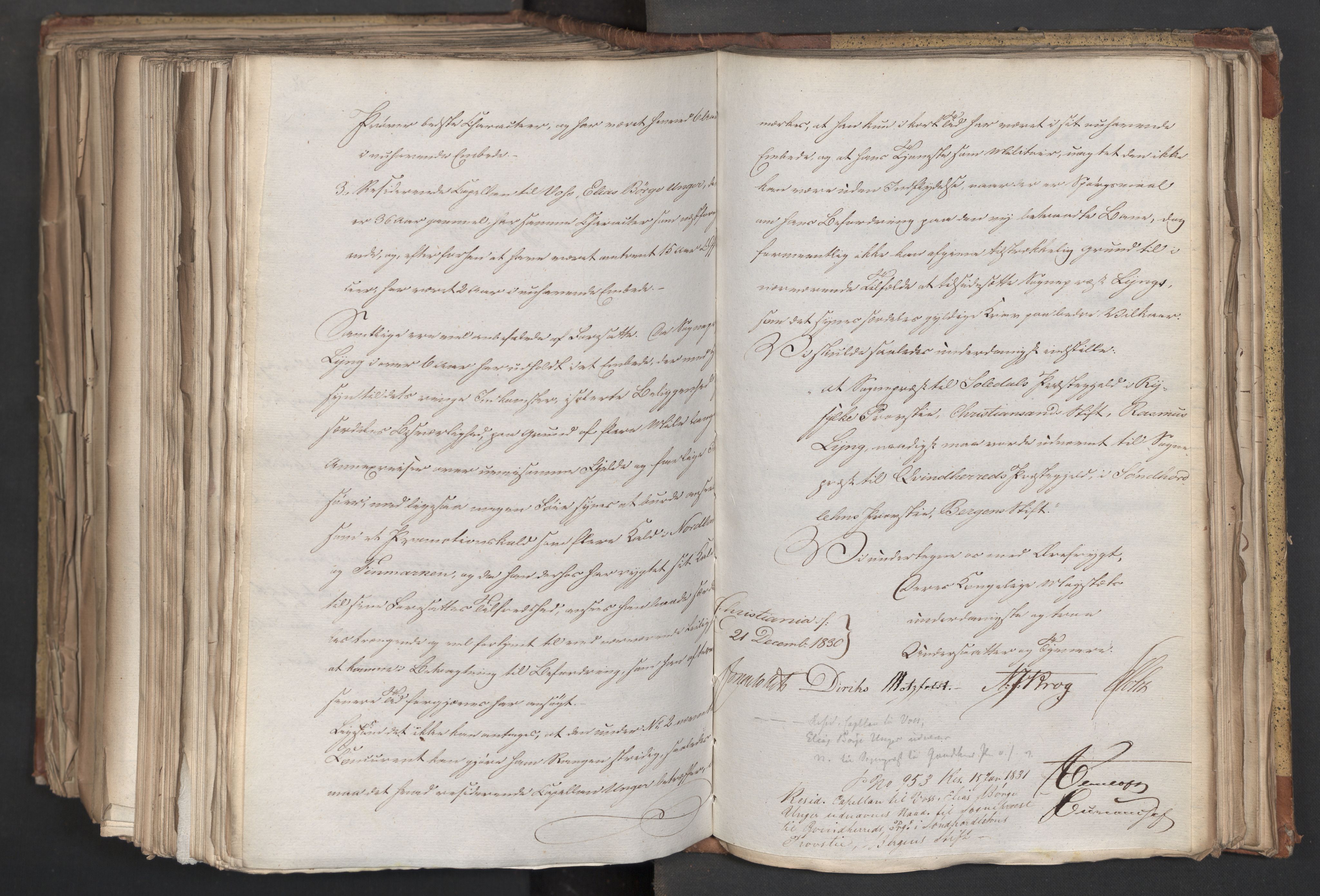 Statsrådsavdelingen i Stockholm, AV/RA-S-1003/D/Da/L0068: Regjeringsinnstillinger nr. 660-876, 1830, p. 657
