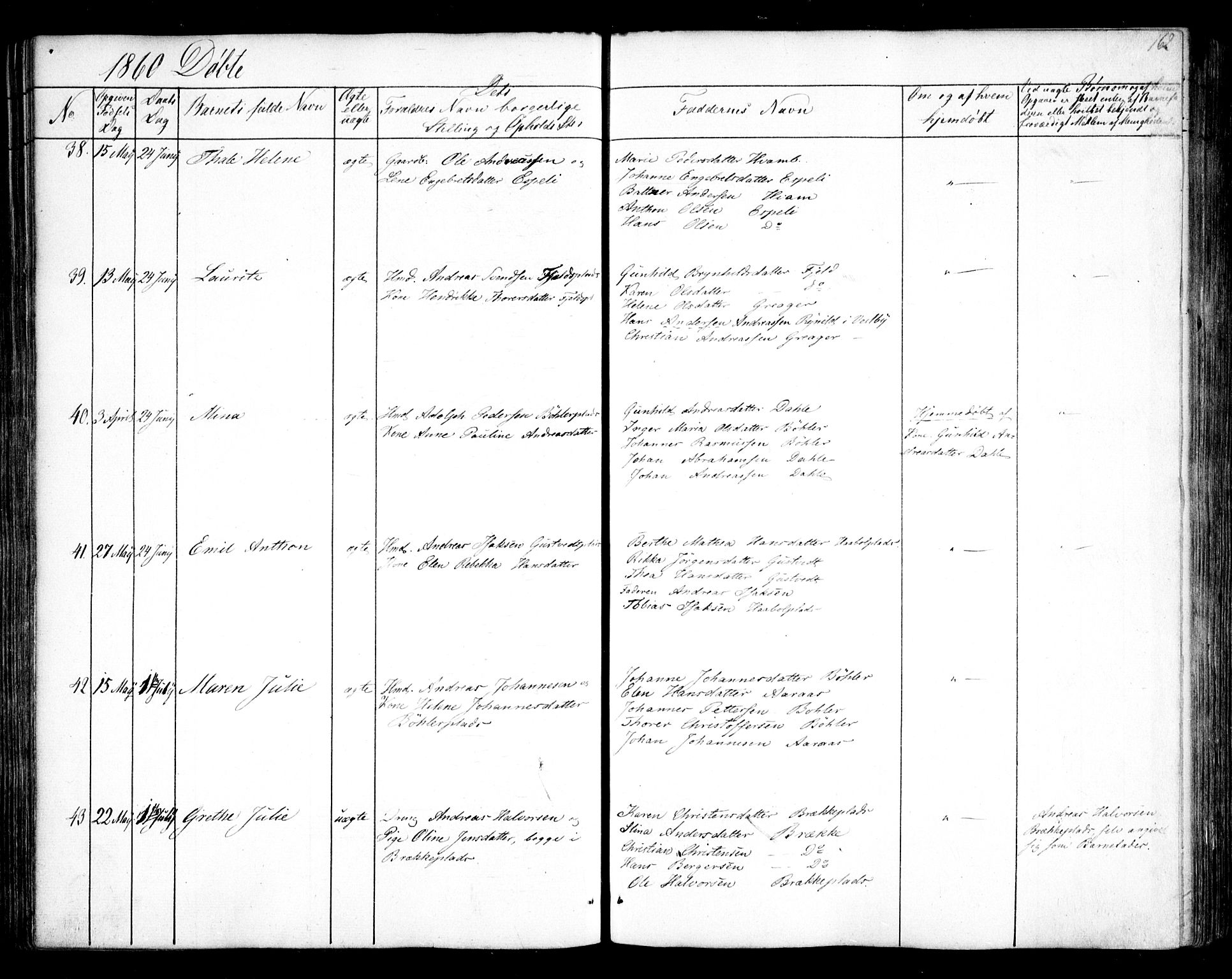 Hobøl prestekontor Kirkebøker, SAO/A-2002/F/Fa/L0003: Parish register (official) no. I 3, 1842-1864, p. 162