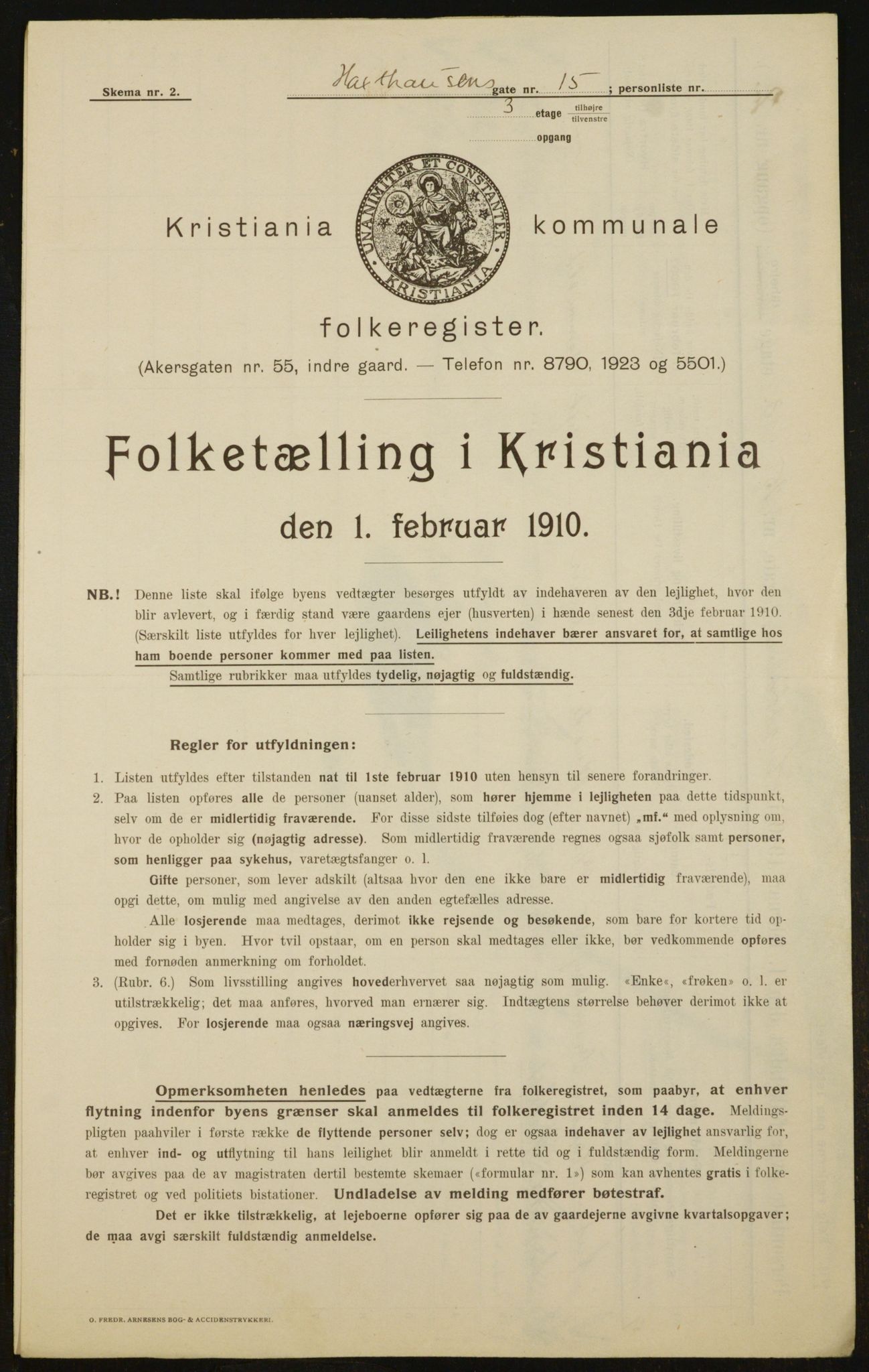 OBA, Municipal Census 1910 for Kristiania, 1910, p. 34541