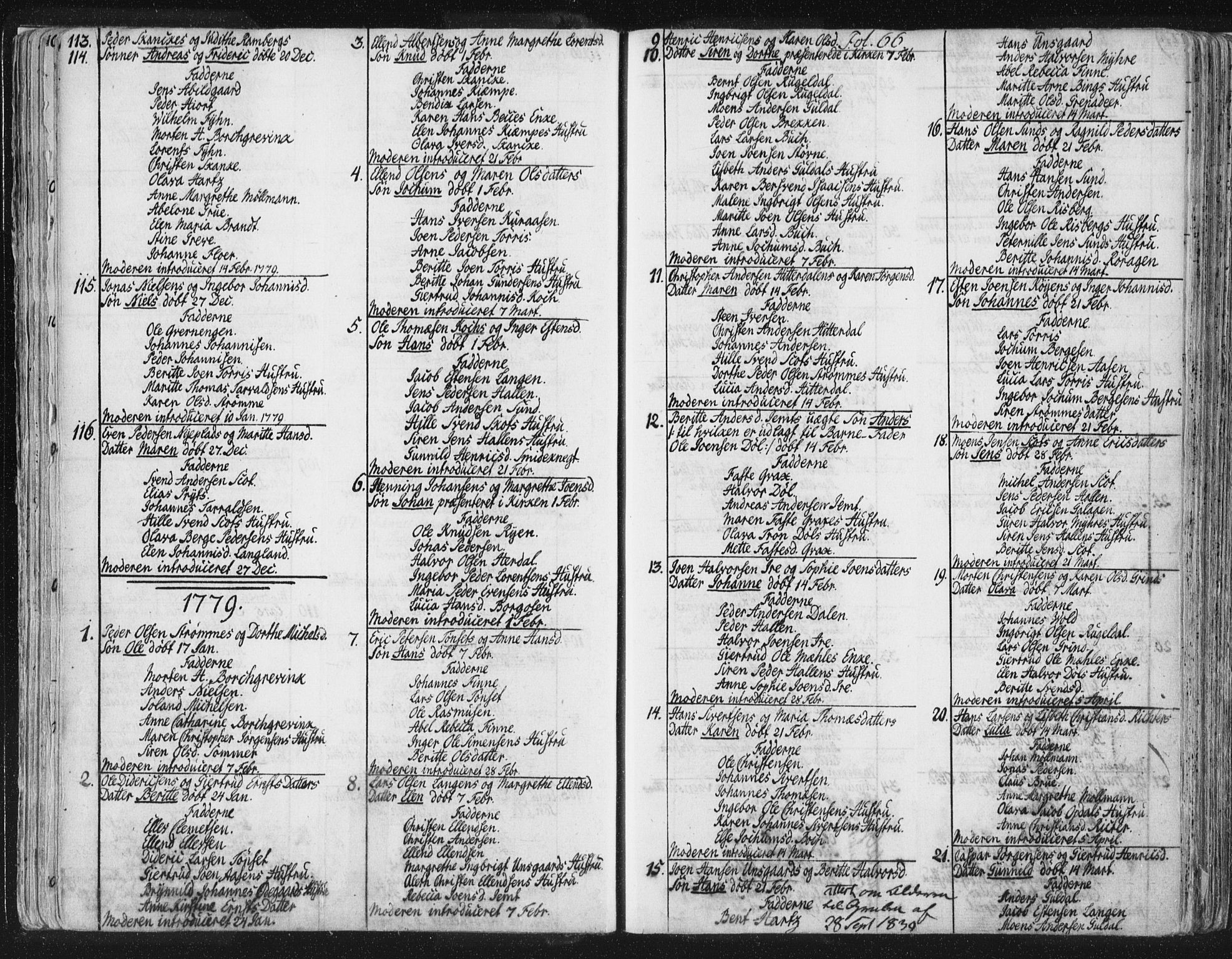 Ministerialprotokoller, klokkerbøker og fødselsregistre - Sør-Trøndelag, AV/SAT-A-1456/681/L0926: Parish register (official) no. 681A04, 1767-1797, p. 66