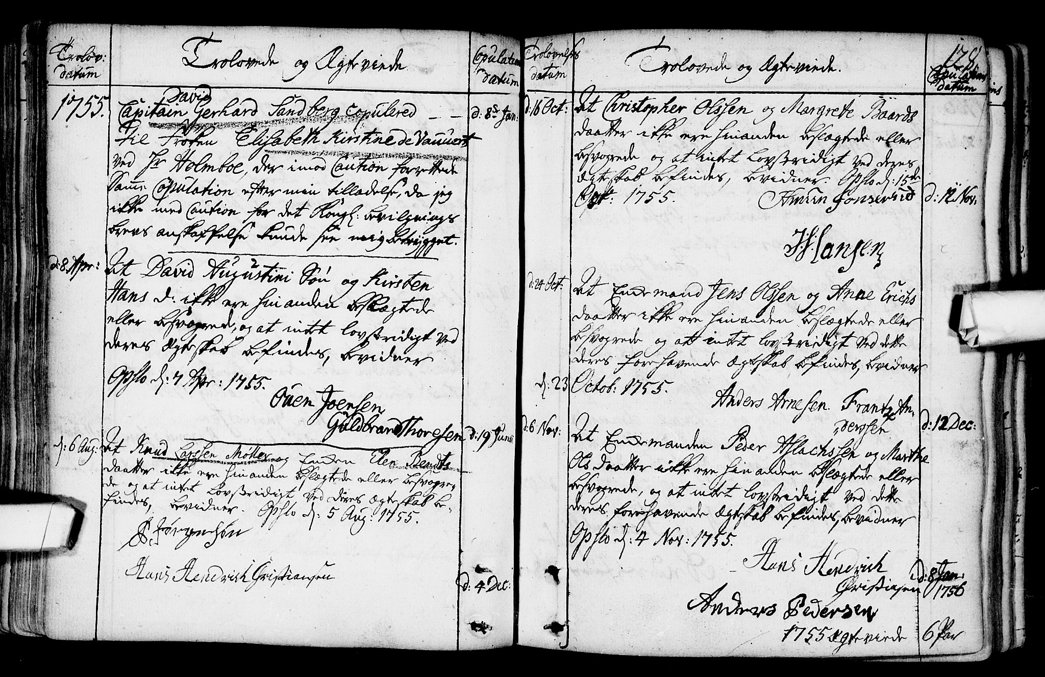 Gamlebyen prestekontor Kirkebøker, SAO/A-10884/F/Fa/L0001: Parish register (official) no. 1, 1734-1818, p. 128