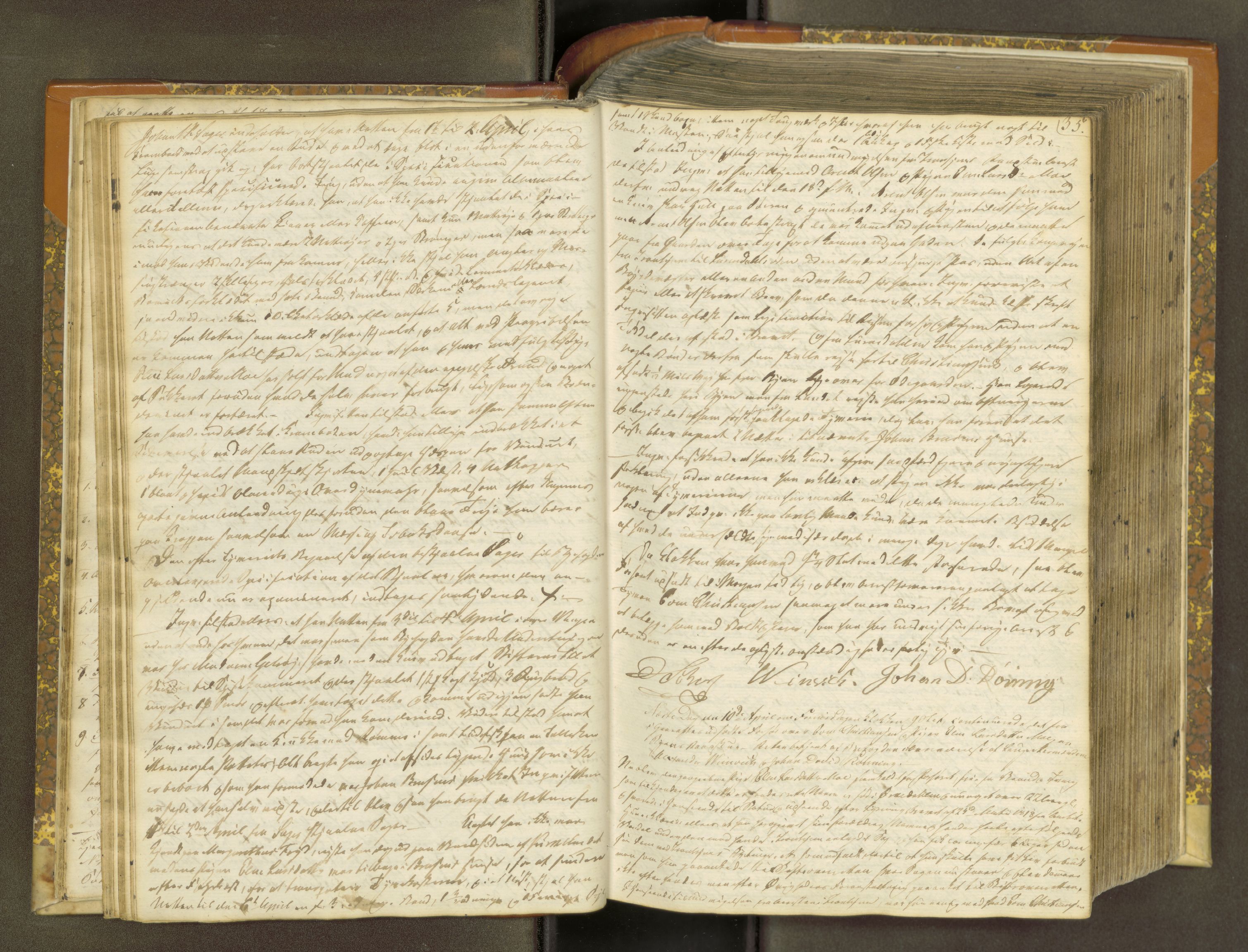 Kristiansund byfogd, AV/SAT-A-4587/A/01/L0008: Justisprotokoll. Aut. 31.12.1817, 1817-1829, p. 34b-35a