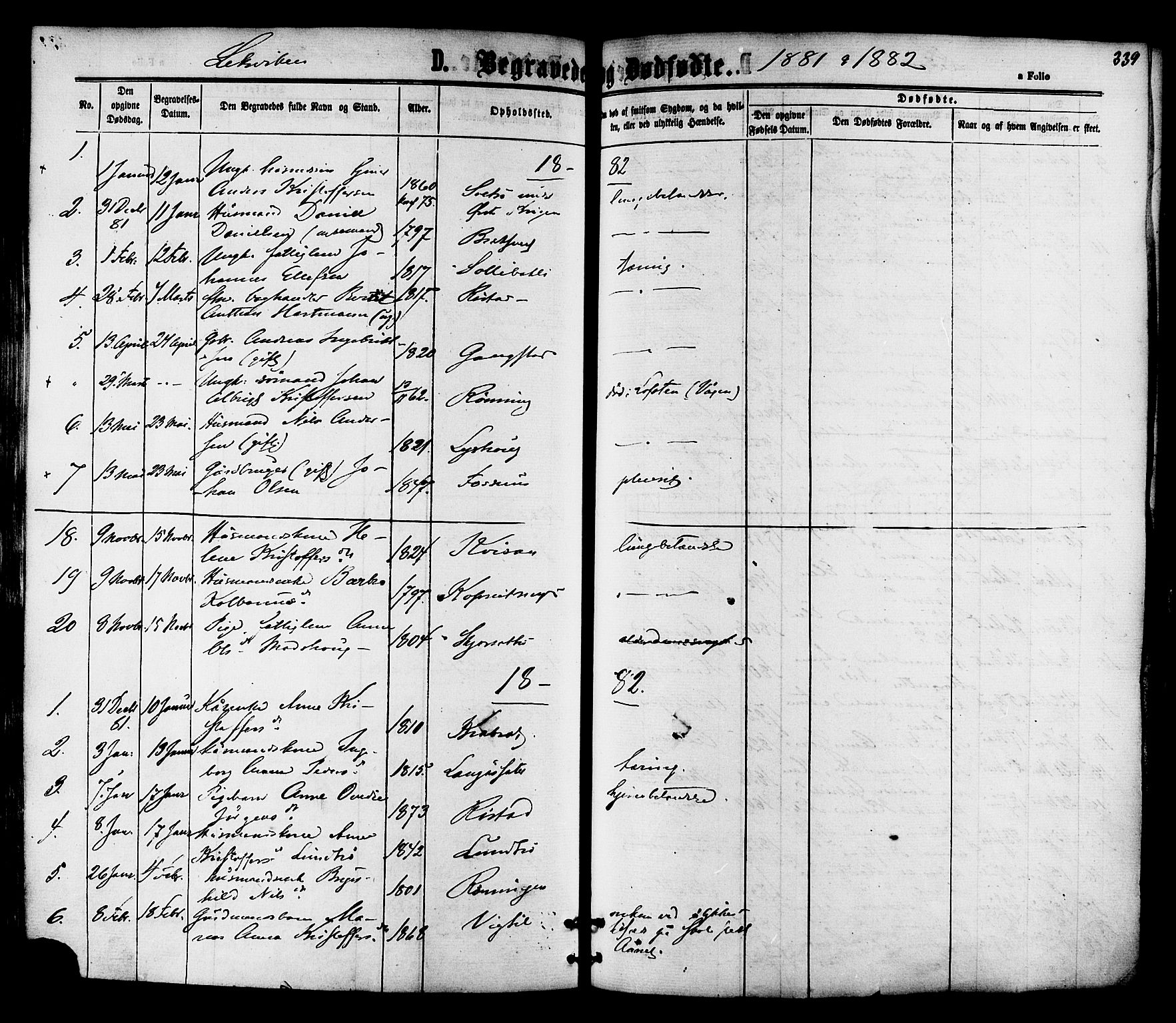 Ministerialprotokoller, klokkerbøker og fødselsregistre - Nord-Trøndelag, SAT/A-1458/701/L0009: Parish register (official) no. 701A09 /1, 1864-1882, p. 339