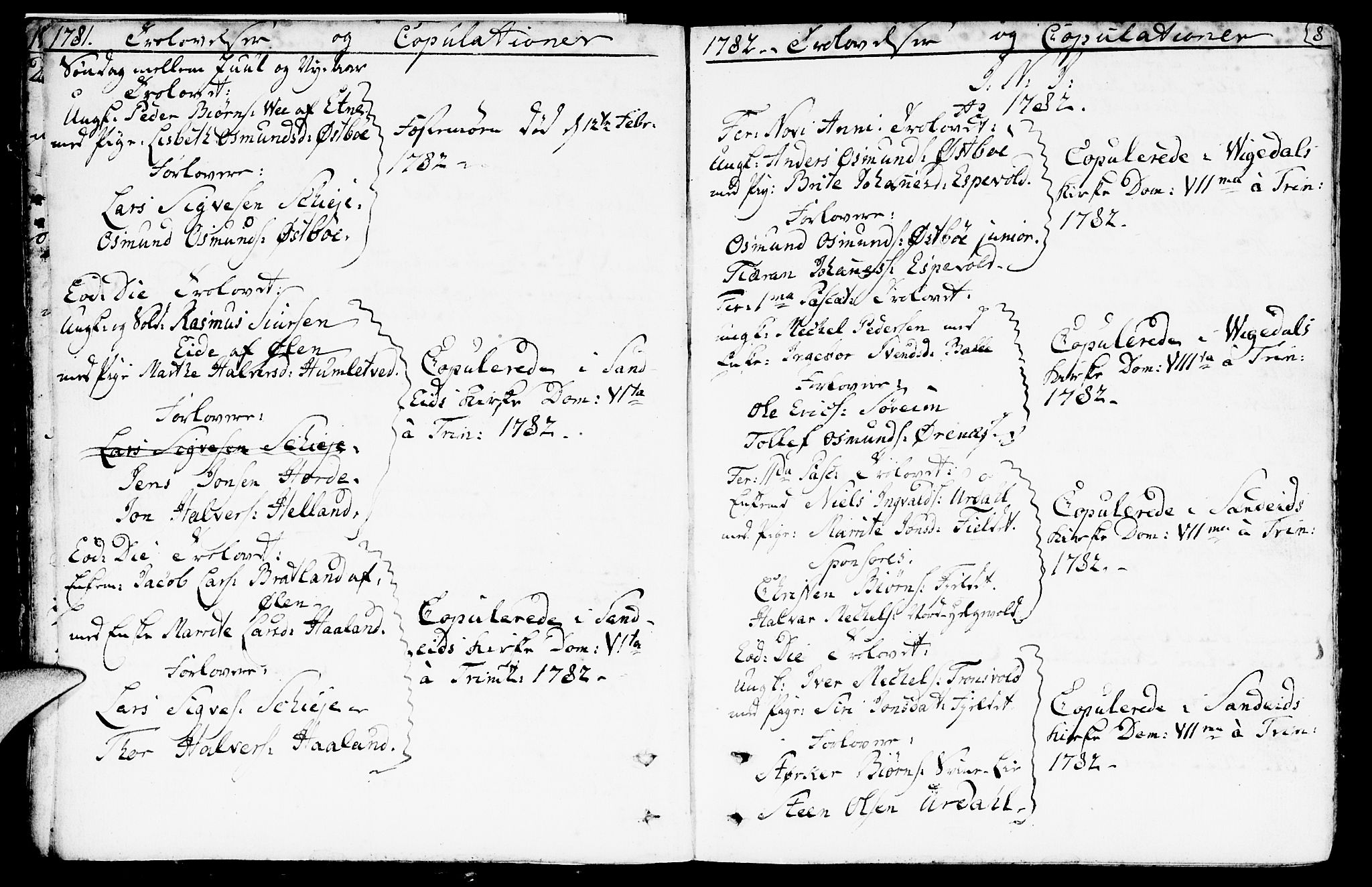 Vikedal sokneprestkontor, AV/SAST-A-101840/01/IV: Parish register (official) no. A 2, 1779-1817, p. 8