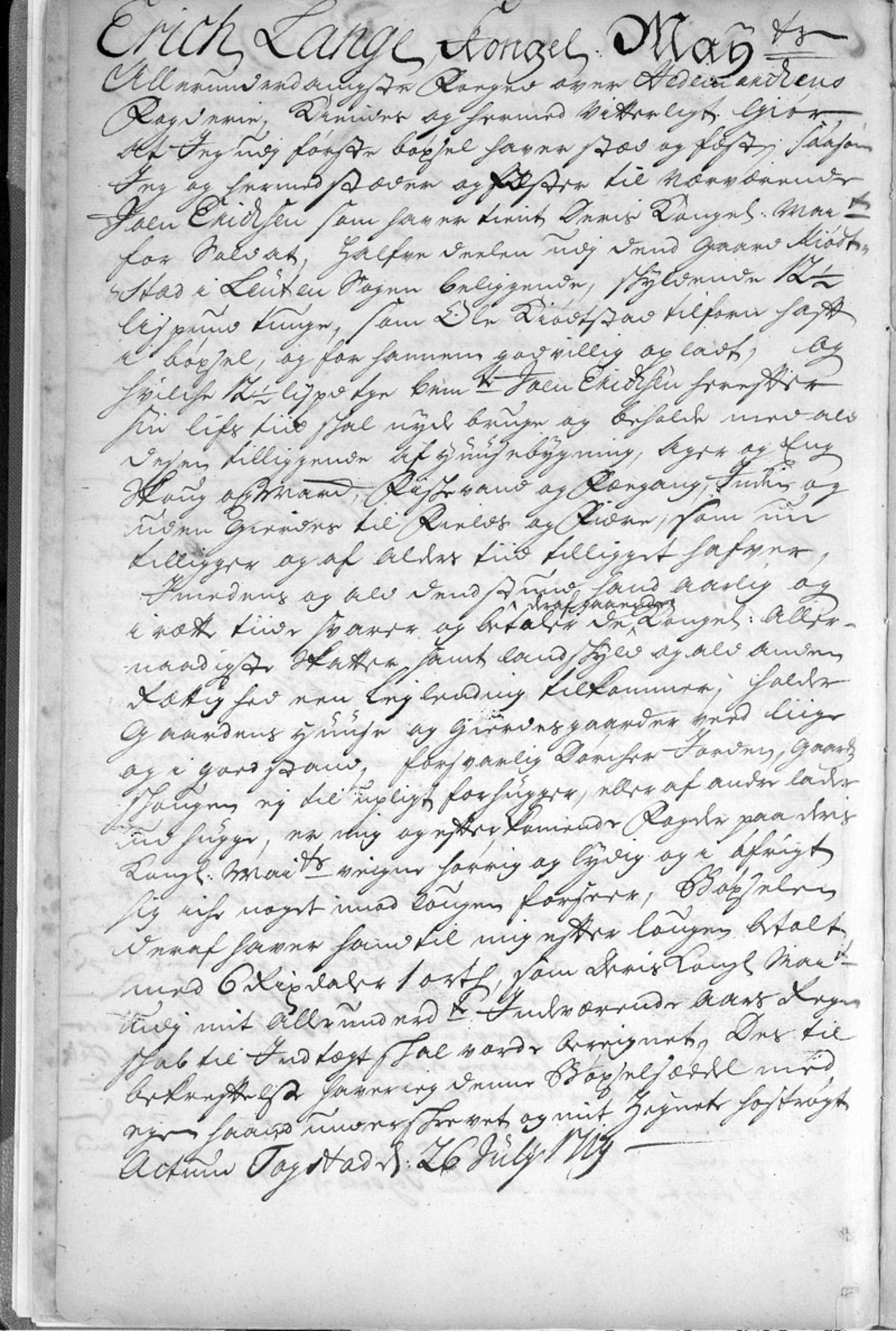 Hedemarken fogderi, AV/SAH-FOGDH-001/F/Fb/Fba/L0001: Bygselprotokoll, 1711-1797, p. 7b