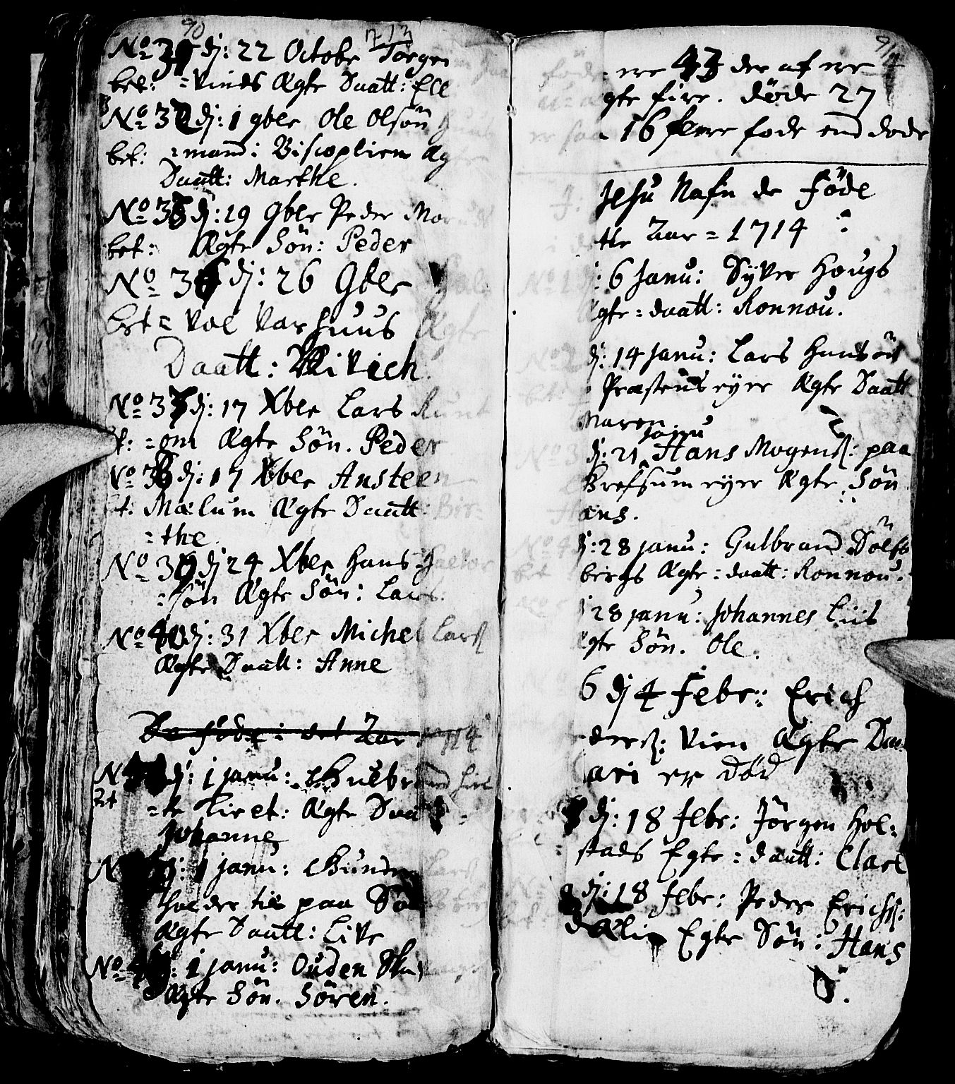 Nes prestekontor, Hedmark, AV/SAH-PREST-020/L/La/L0001: Parish register (copy) no. 1, 1663-1784, p. 90-91