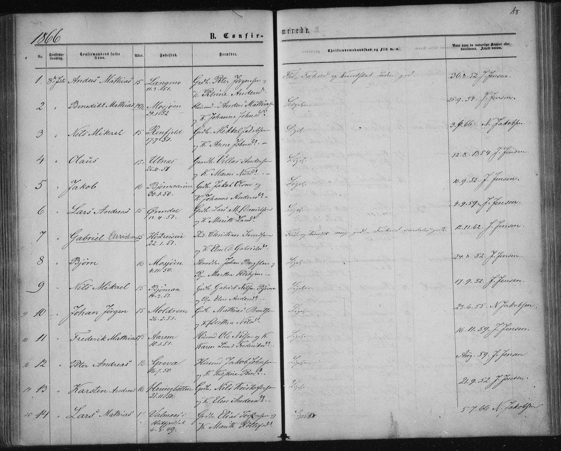Ministerialprotokoller, klokkerbøker og fødselsregistre - Nordland, SAT/A-1459/820/L0294: Parish register (official) no. 820A15, 1866-1879, p. 158