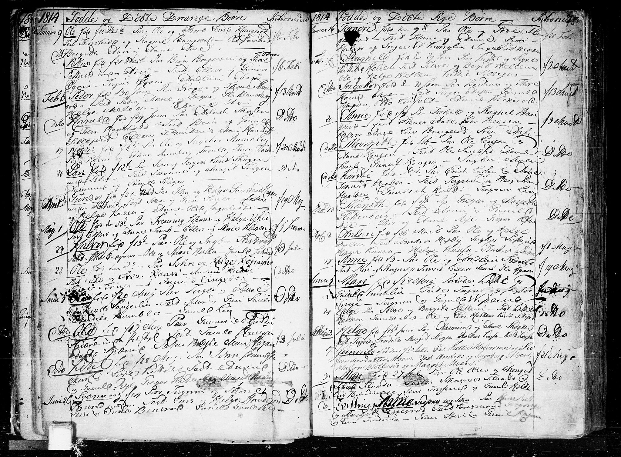 Heddal kirkebøker, SAKO/A-268/F/Fa/L0004: Parish register (official) no. I 4, 1784-1814, p. 75