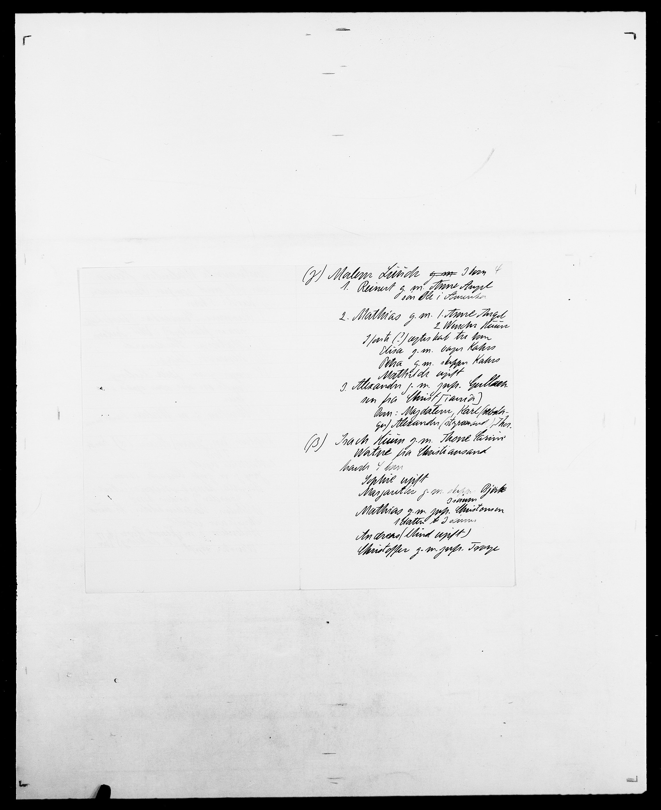 Delgobe, Charles Antoine - samling, AV/SAO-PAO-0038/D/Da/L0019: van der Hude - Joys, p. 105