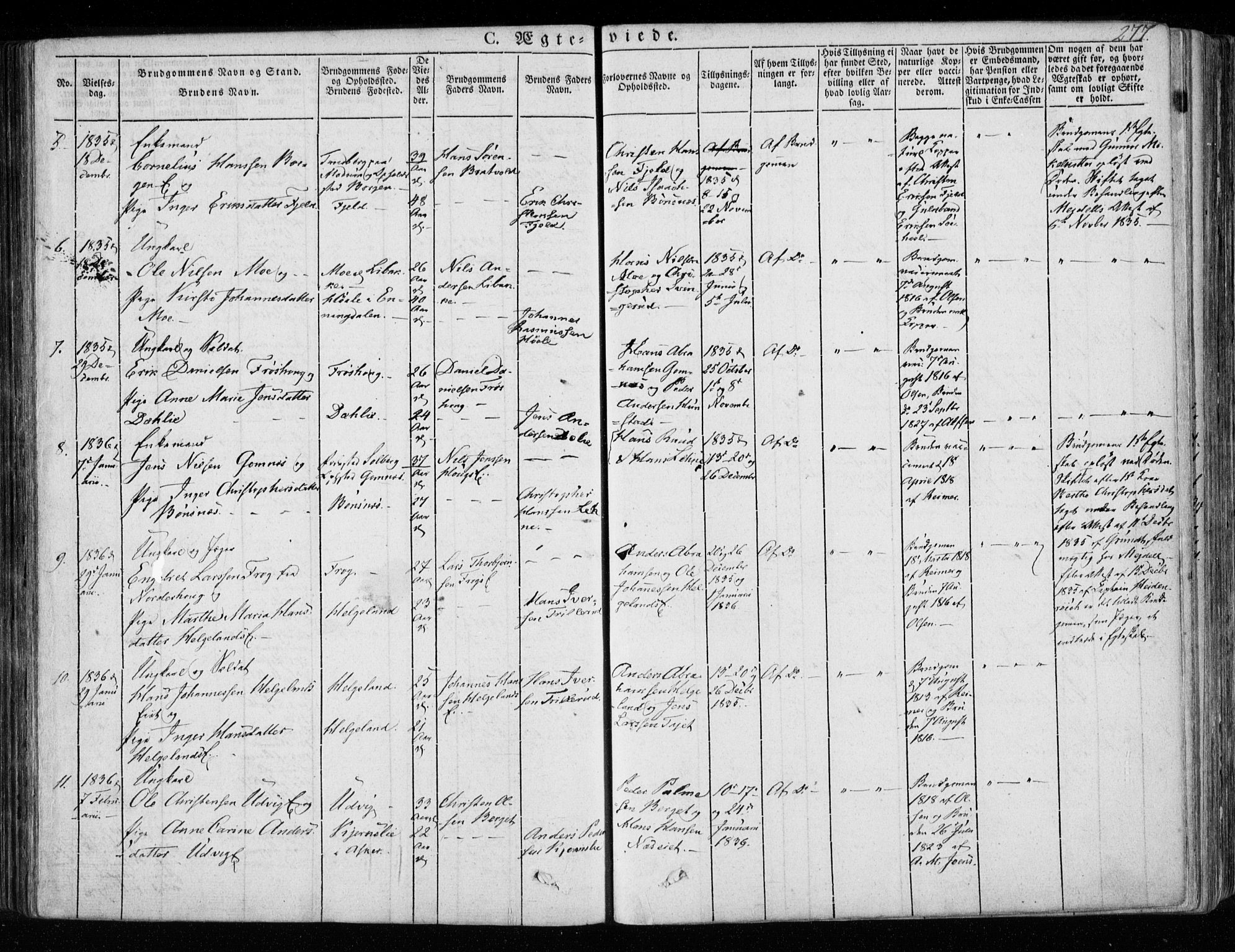 Hole kirkebøker, SAKO/A-228/F/Fa/L0005: Parish register (official) no. I 5, 1833-1851, p. 277