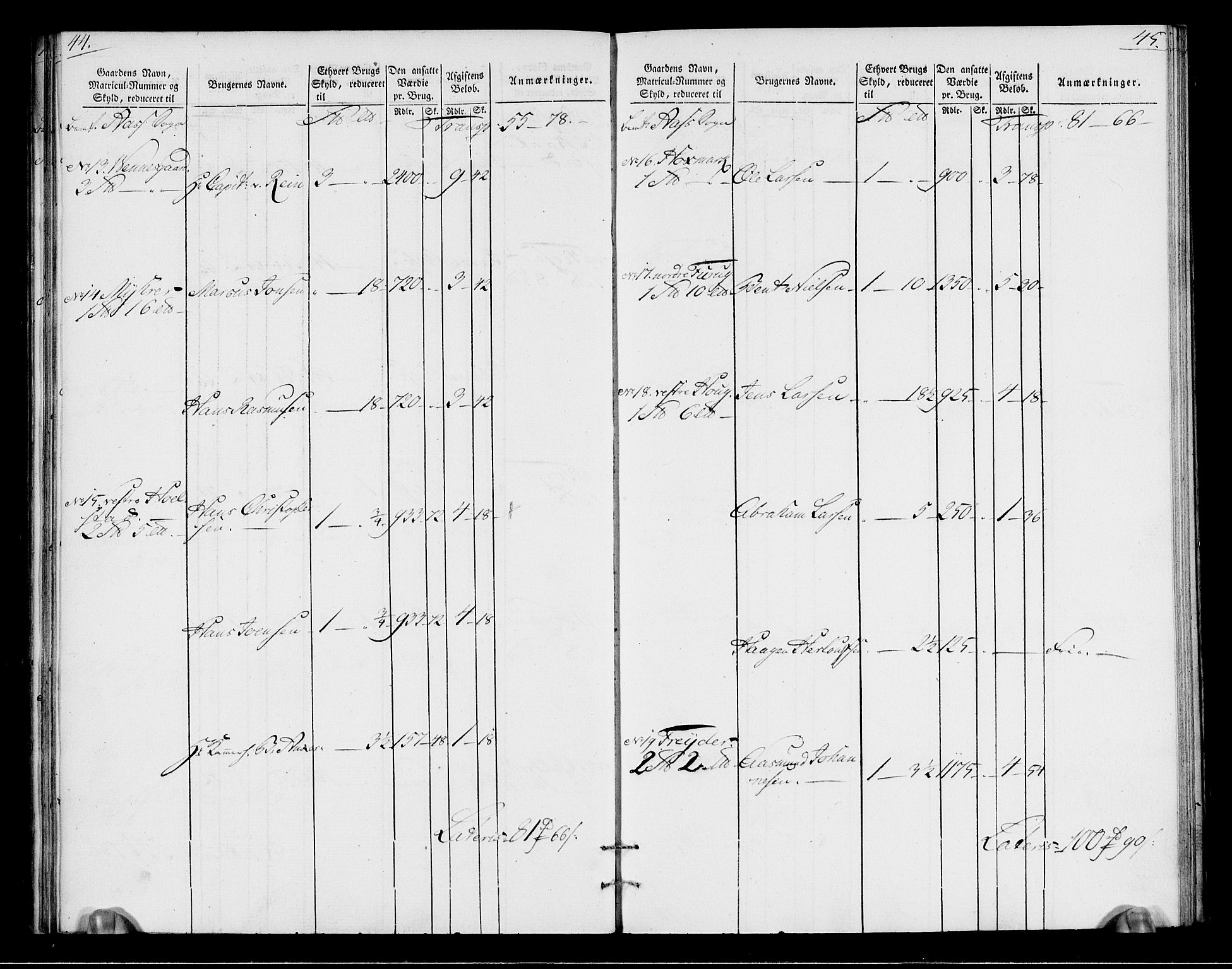 Rentekammeret inntil 1814, Realistisk ordnet avdeling, AV/RA-EA-4070/N/Ne/Nea/L0015: Follo fogderi. Oppebørselsregister, 1803-1804, p. 26