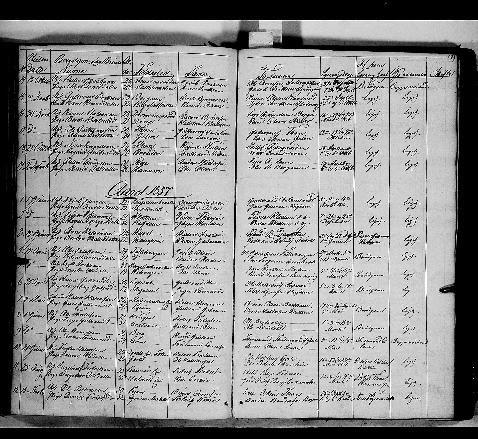 Nord-Aurdal prestekontor, SAH/PREST-132/H/Ha/Haa/L0007: Parish register (official) no. 7, 1842-1863, p. 194