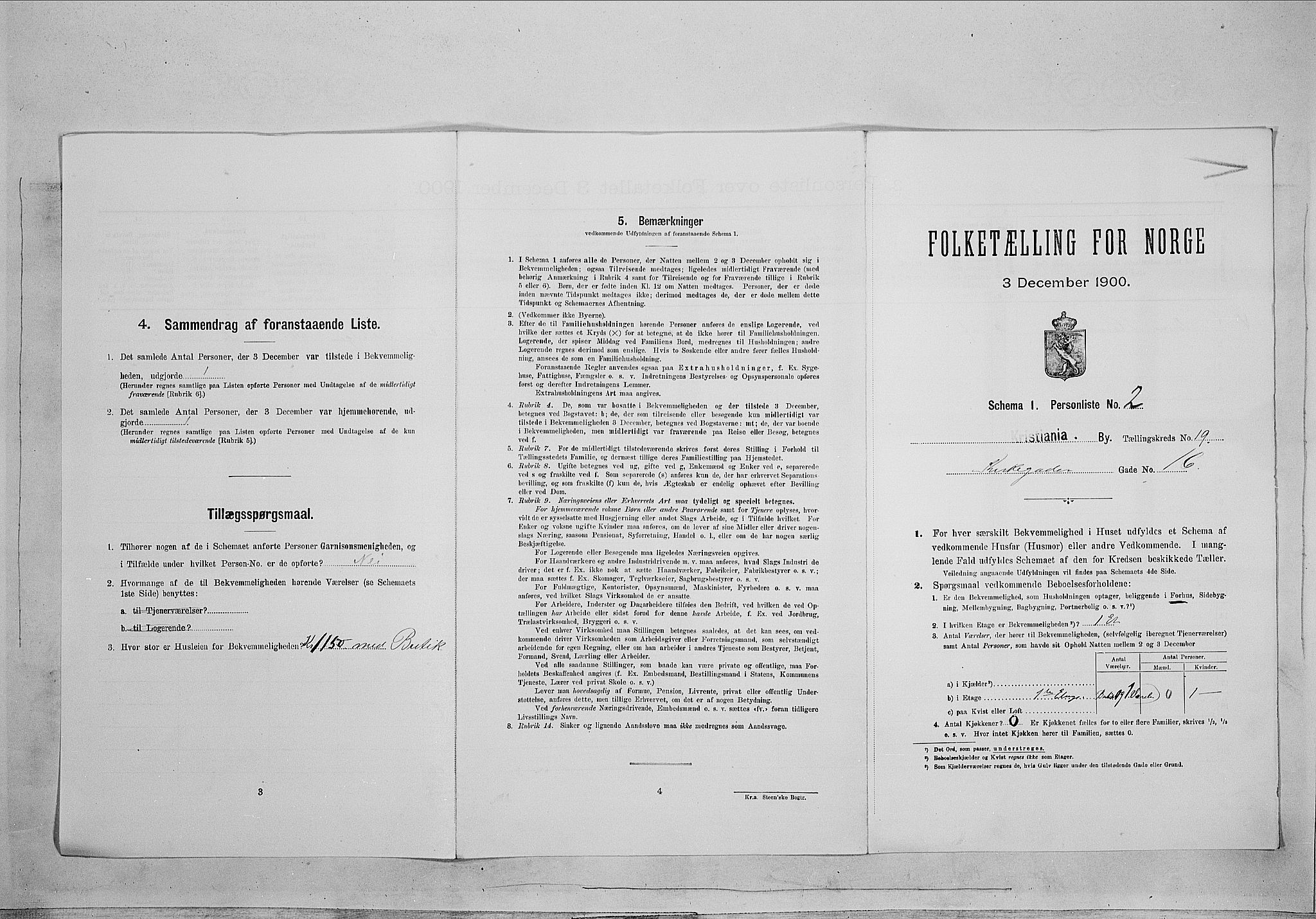 SAO, 1900 census for Kristiania, 1900, p. 45799