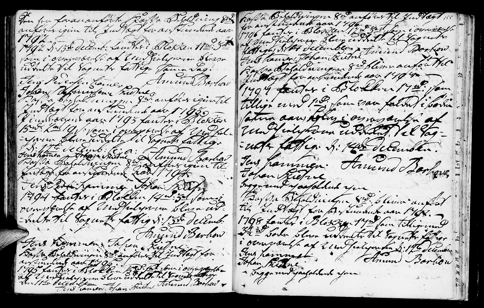 Ministerialprotokoller, klokkerbøker og fødselsregistre - Sør-Trøndelag, SAT/A-1456/665/L0768: Parish register (official) no. 665A03, 1754-1803, p. 155