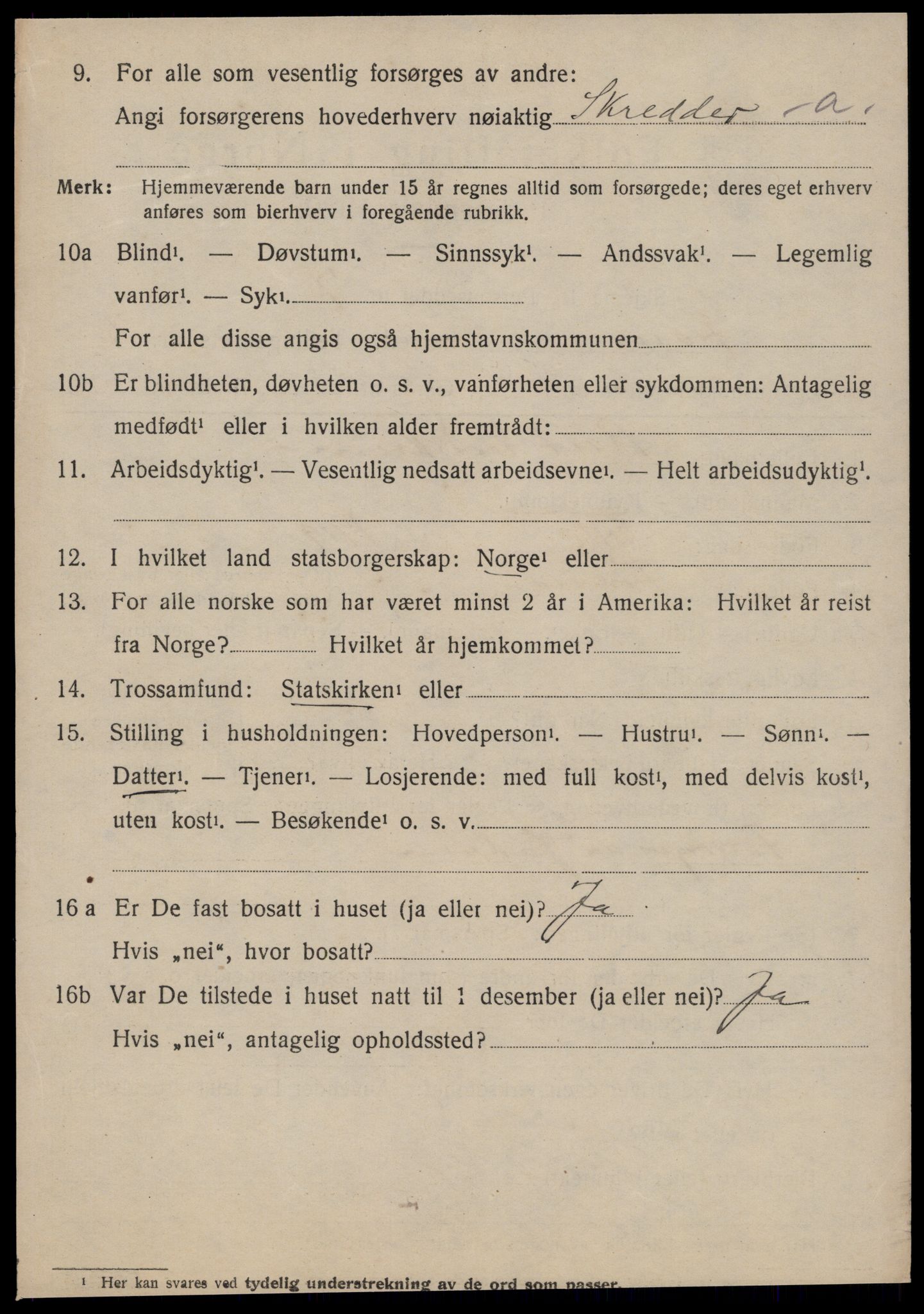 SAT, 1920 census for Fræna, 1920, p. 2300