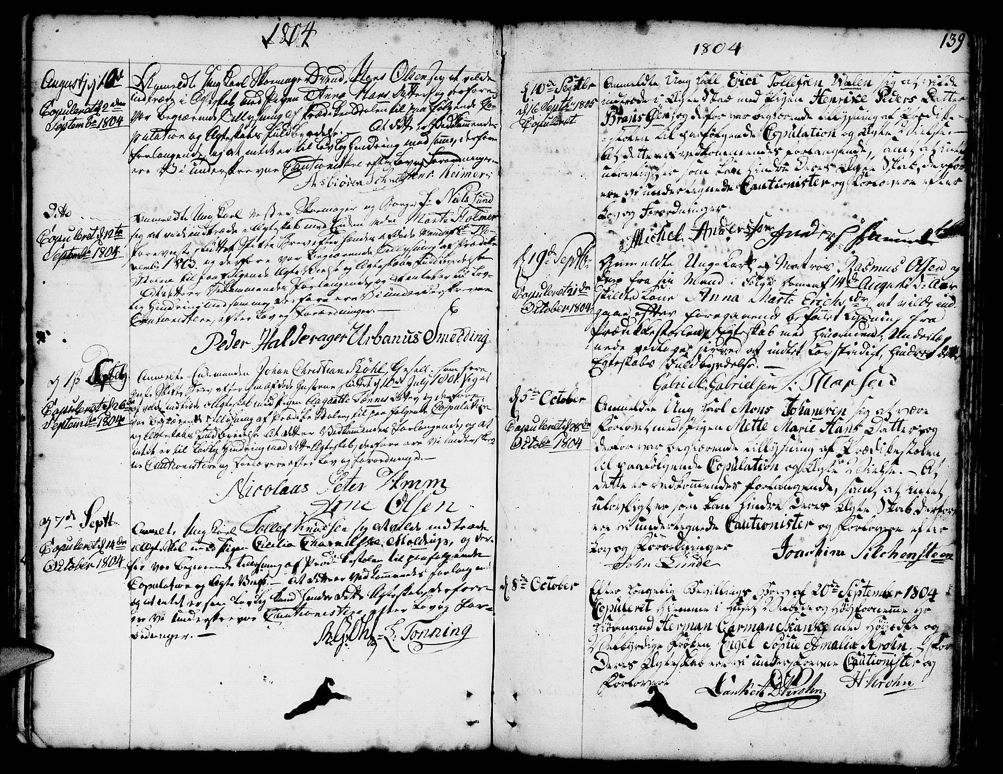 Nykirken Sokneprestembete, AV/SAB-A-77101/H/Haa/L0008: Parish register (official) no. A 8, 1776-1814, p. 139