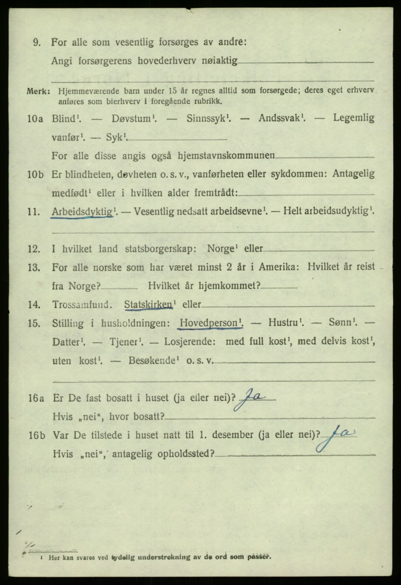 SAB, 1920 census for Fjaler, 1920, p. 7818