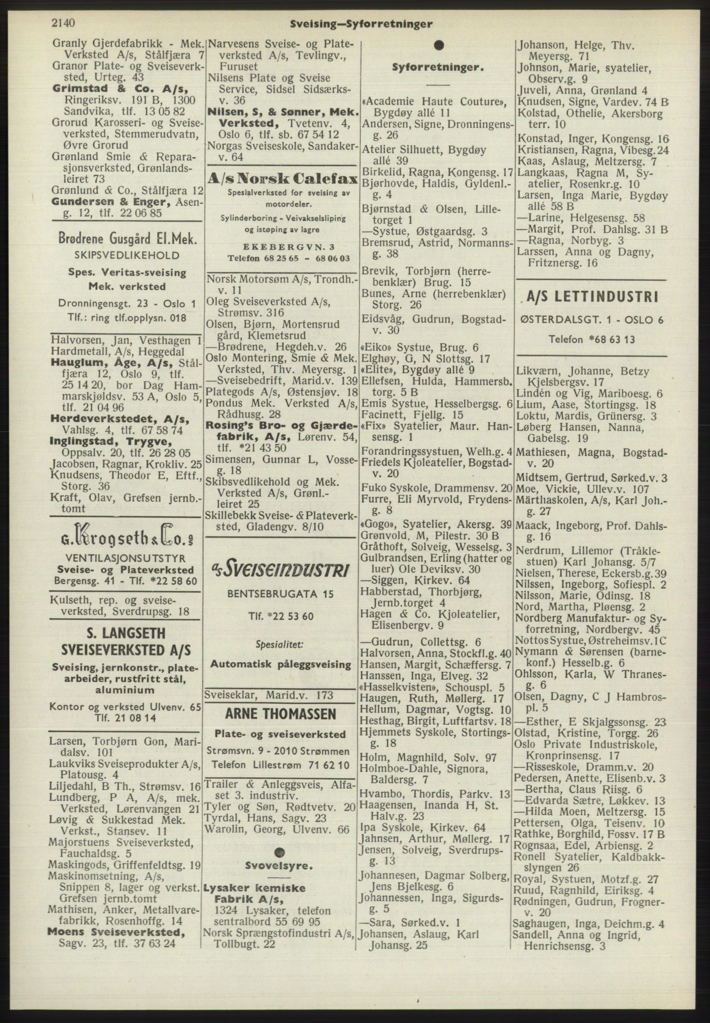 Kristiania/Oslo adressebok, PUBL/-, 1970-1971, p. 2140