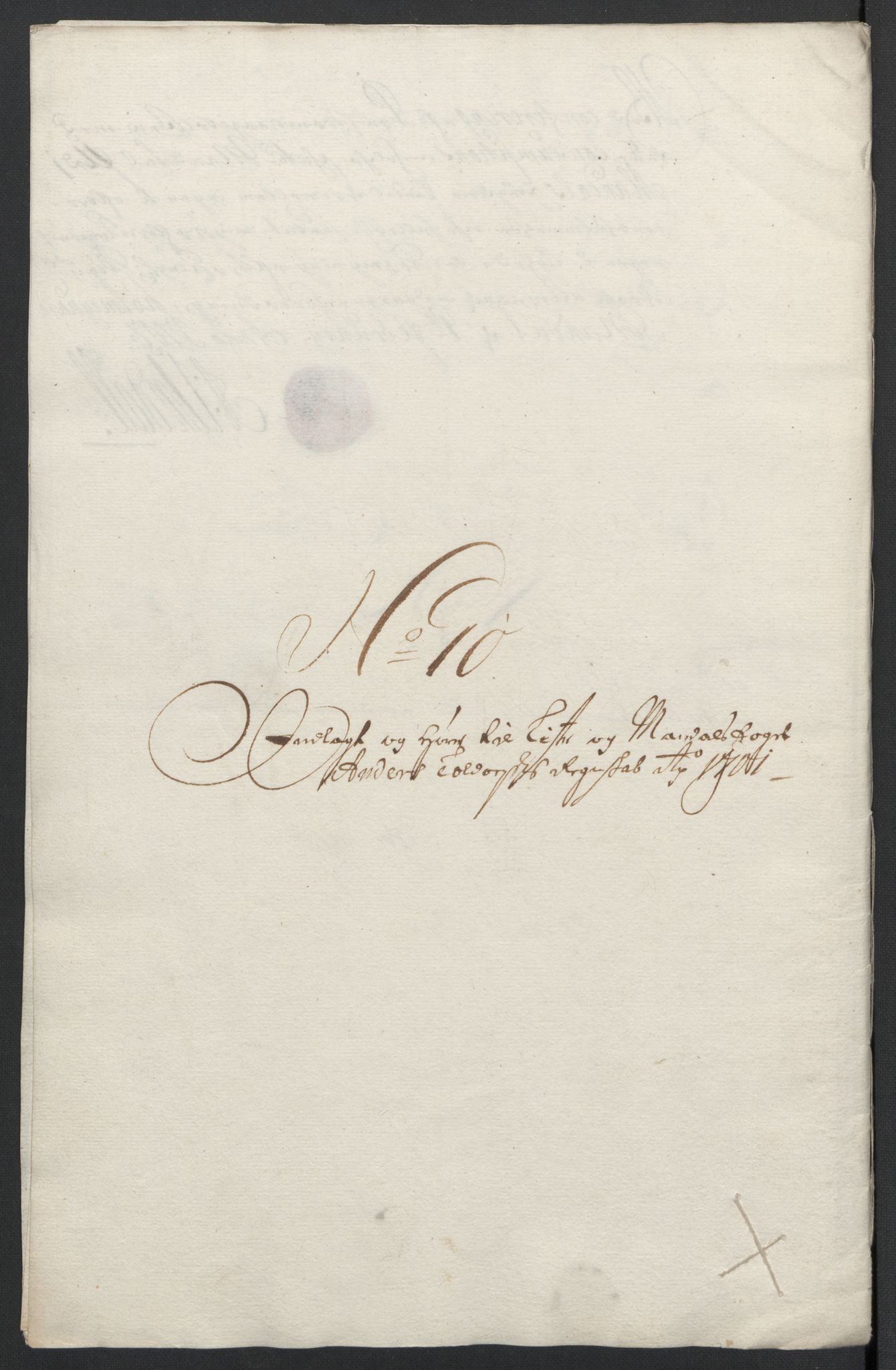 Rentekammeret inntil 1814, Reviderte regnskaper, Fogderegnskap, RA/EA-4092/R43/L2549: Fogderegnskap Lista og Mandal, 1701-1702, p. 110