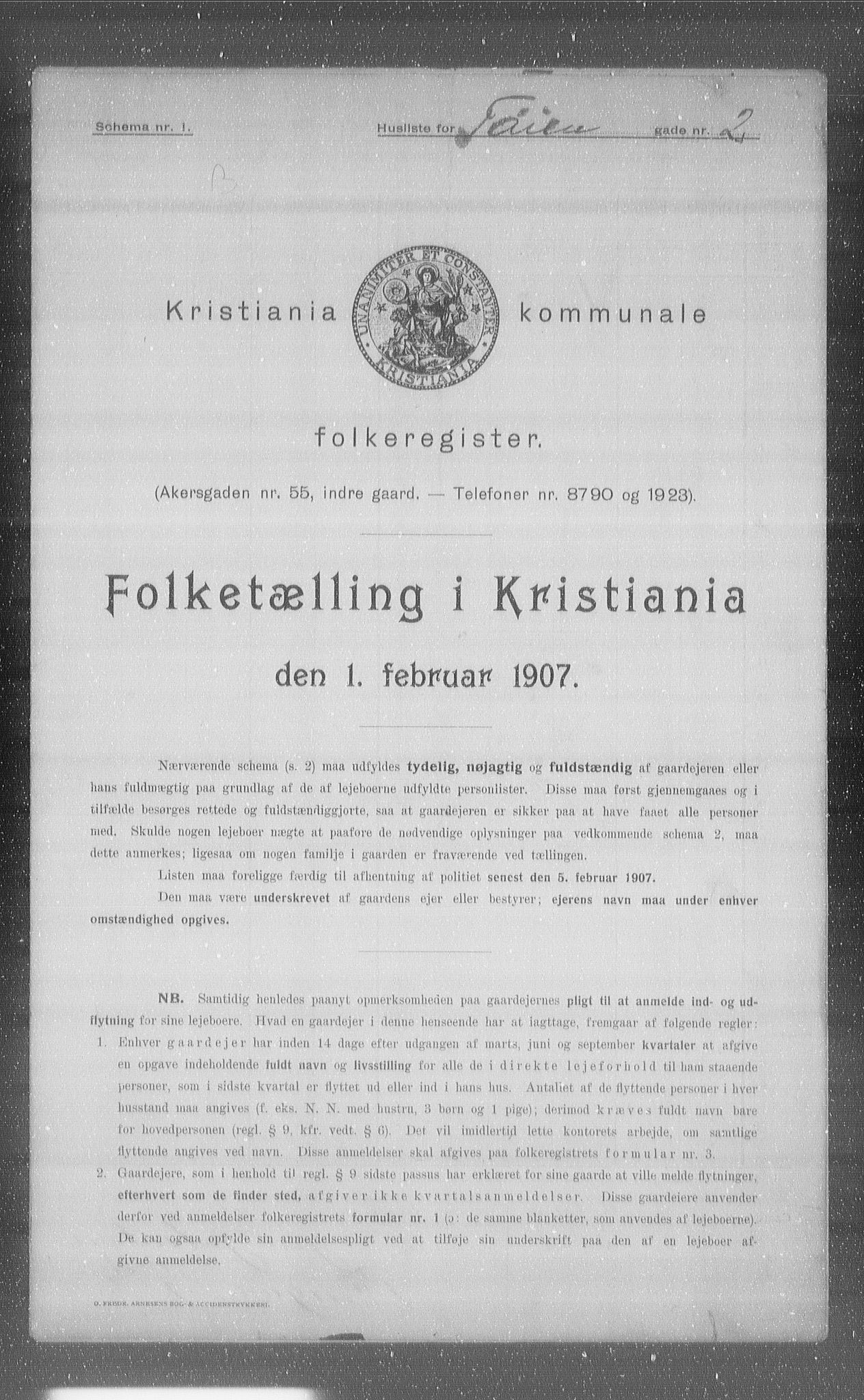 OBA, Municipal Census 1907 for Kristiania, 1907, p. 59773