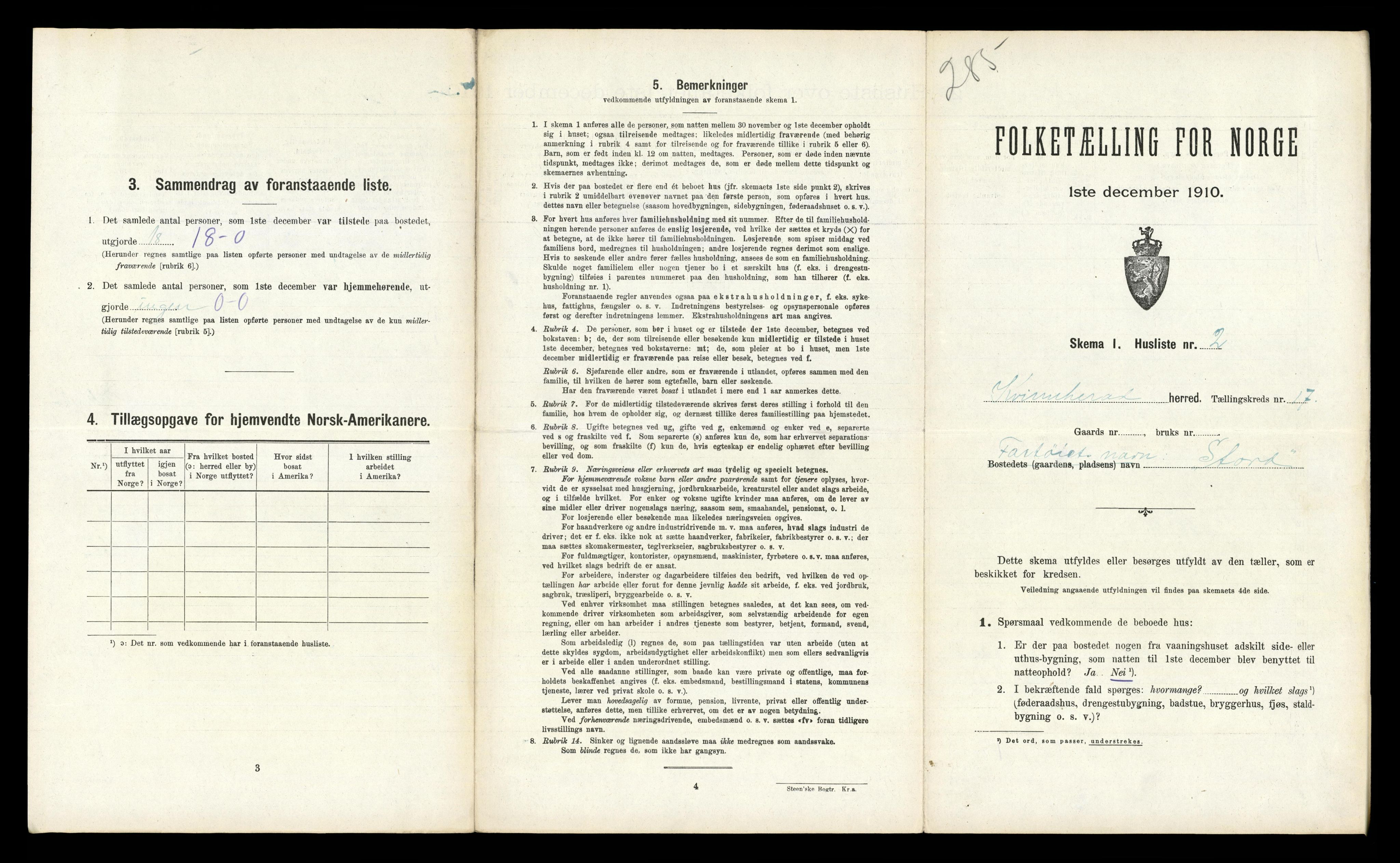 RA, 1910 census for Kvinnherad, 1910, p. 1409