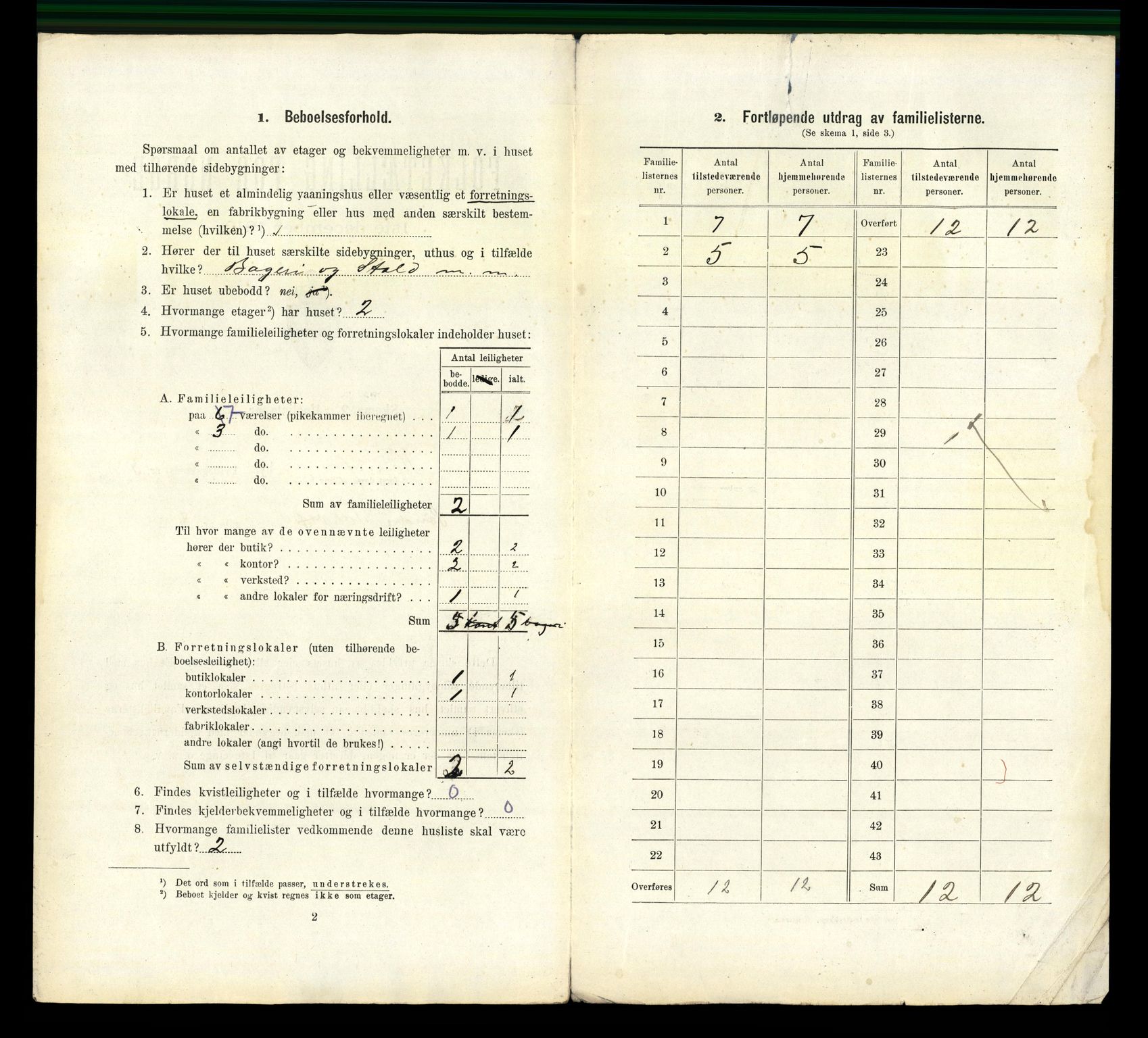 RA, 1910 census for Hønefoss, 1910, p. 730