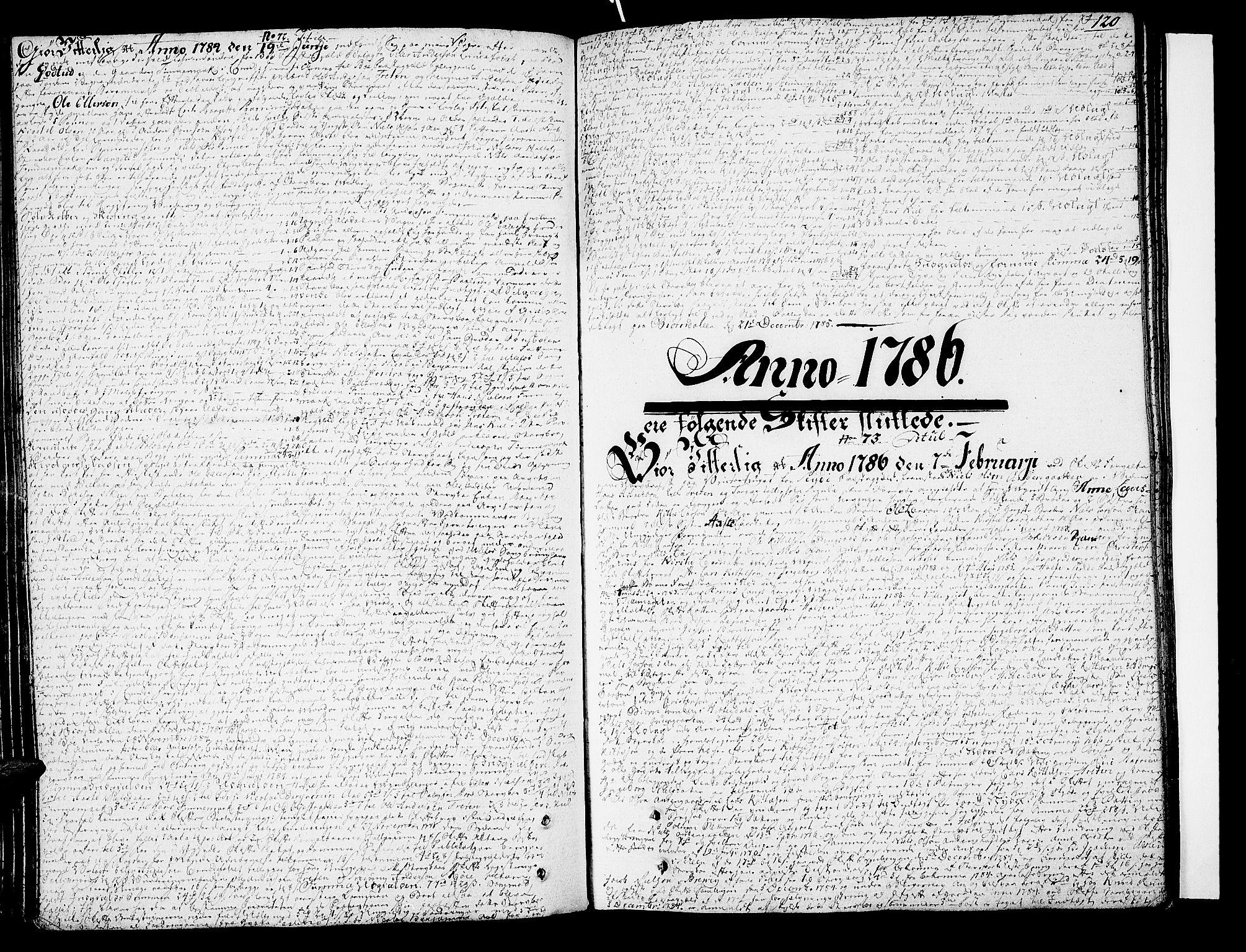 Nedre Telemark sorenskriveri, AV/SAKO-A-135/H/Hb/Hba/L0016a: Skifteprotokoll, 1785-1792, p. 119b-120a