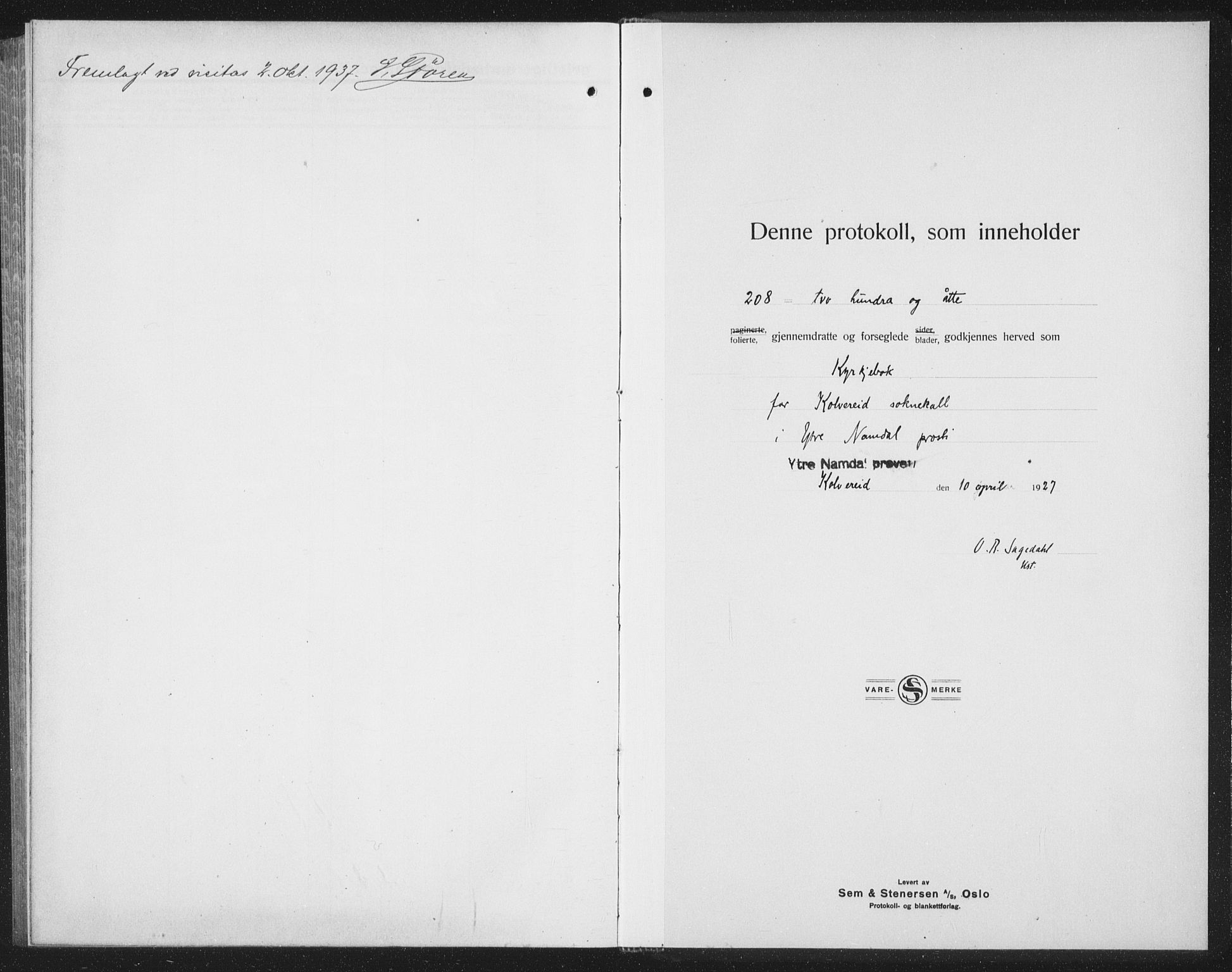 Ministerialprotokoller, klokkerbøker og fødselsregistre - Nord-Trøndelag, SAT/A-1458/780/L0654: Parish register (copy) no. 780C06, 1928-1942