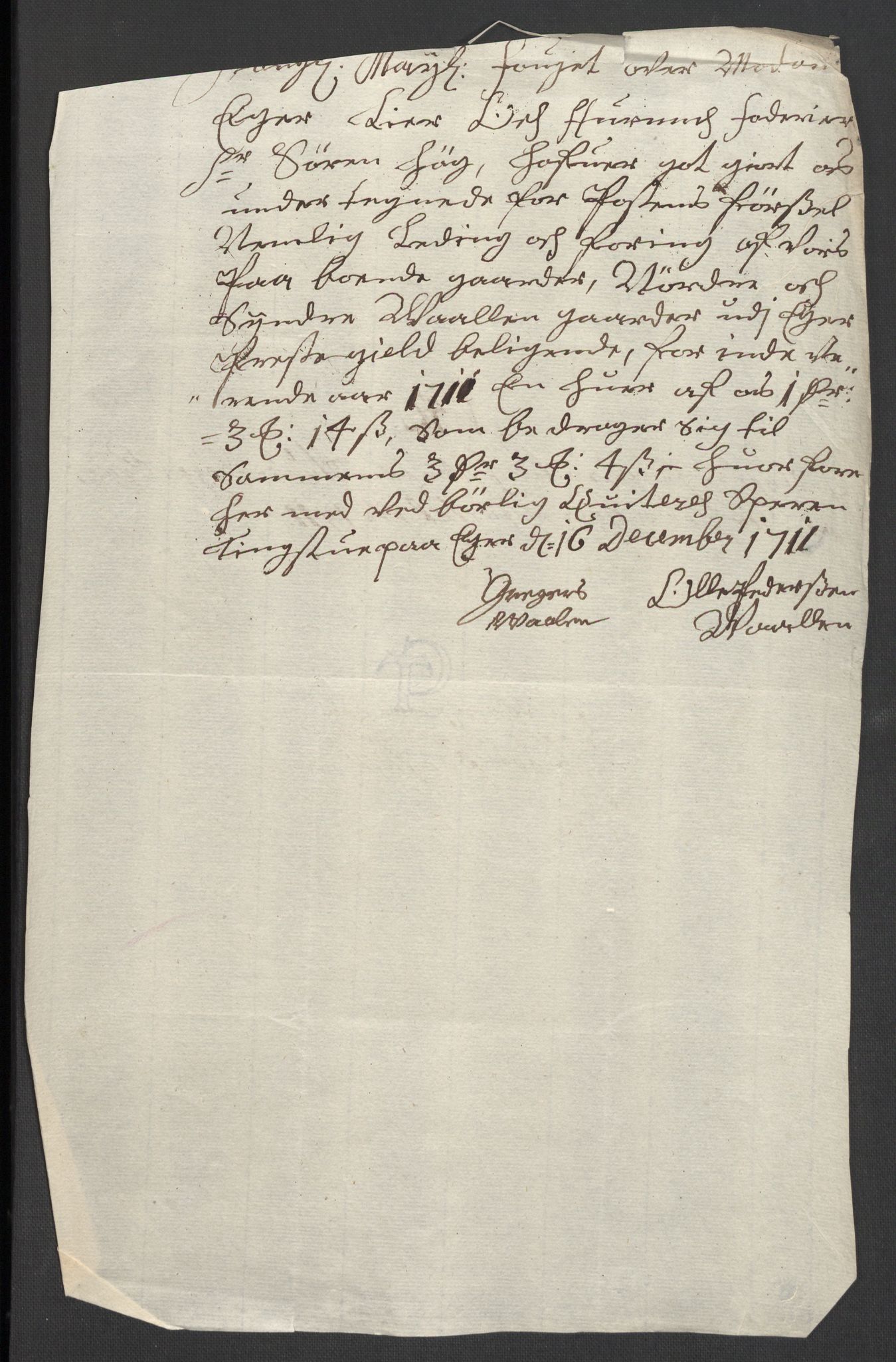 Rentekammeret inntil 1814, Reviderte regnskaper, Fogderegnskap, AV/RA-EA-4092/R31/L1705: Fogderegnskap Hurum, Røyken, Eiker, Lier og Buskerud, 1711, p. 350