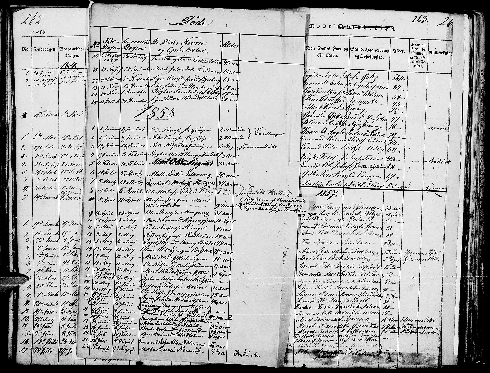 Tynset prestekontor, AV/SAH-PREST-058/H/Ha/Hab/L0001: Parish register (copy) no. 1, 1814-1859, p. 264-265