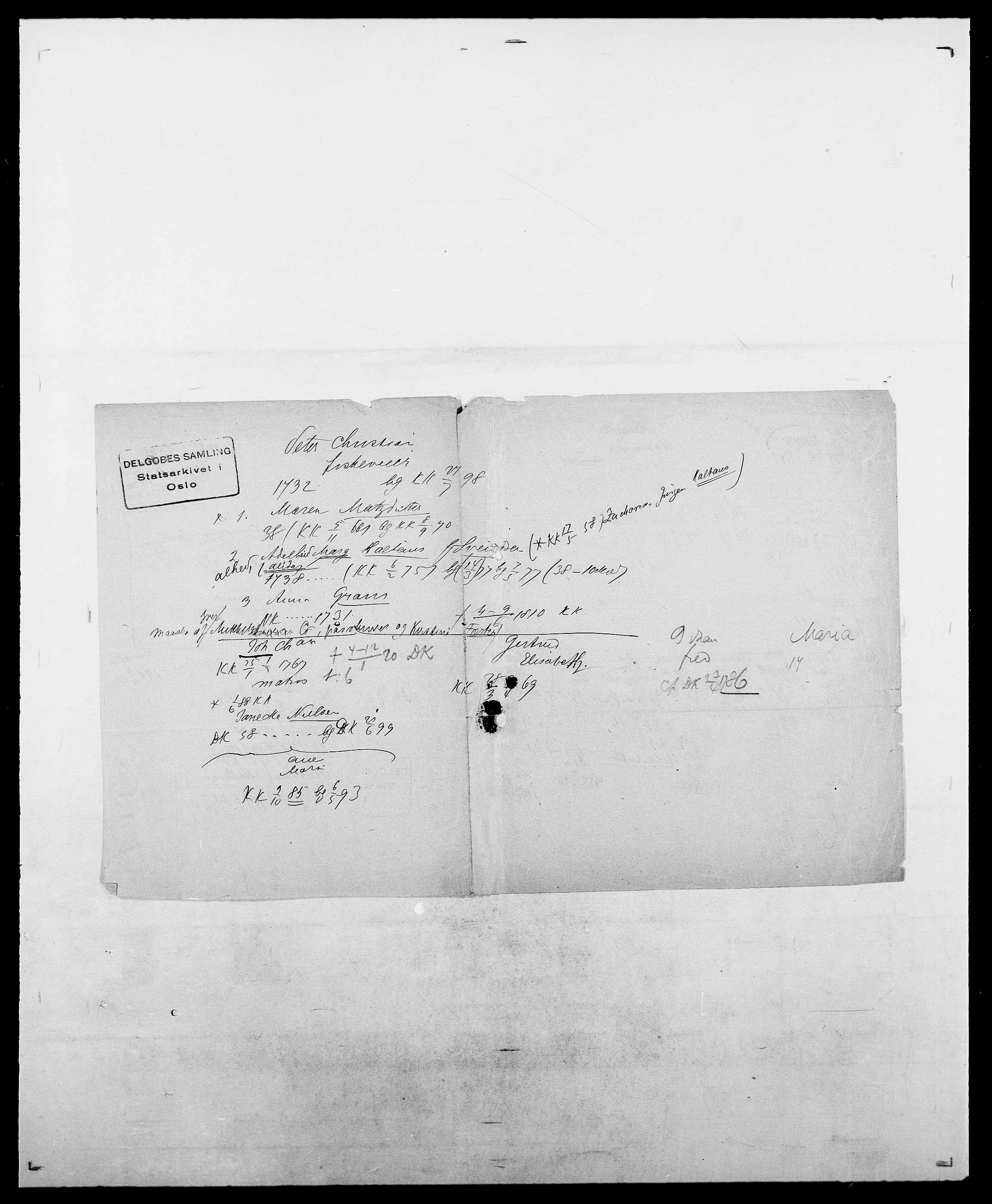 Delgobe, Charles Antoine - samling, AV/SAO-PAO-0038/D/Da/L0034: Saabye - Schmincke, p. 533