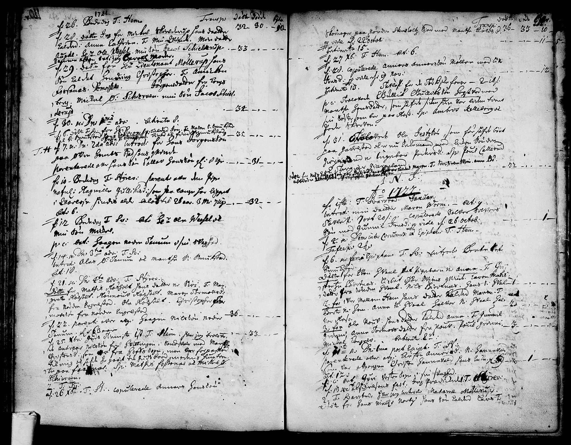 Lardal kirkebøker, AV/SAKO-A-350/F/Fa/L0001: Parish register (official) no. I 1, 1704-1725, p. 111