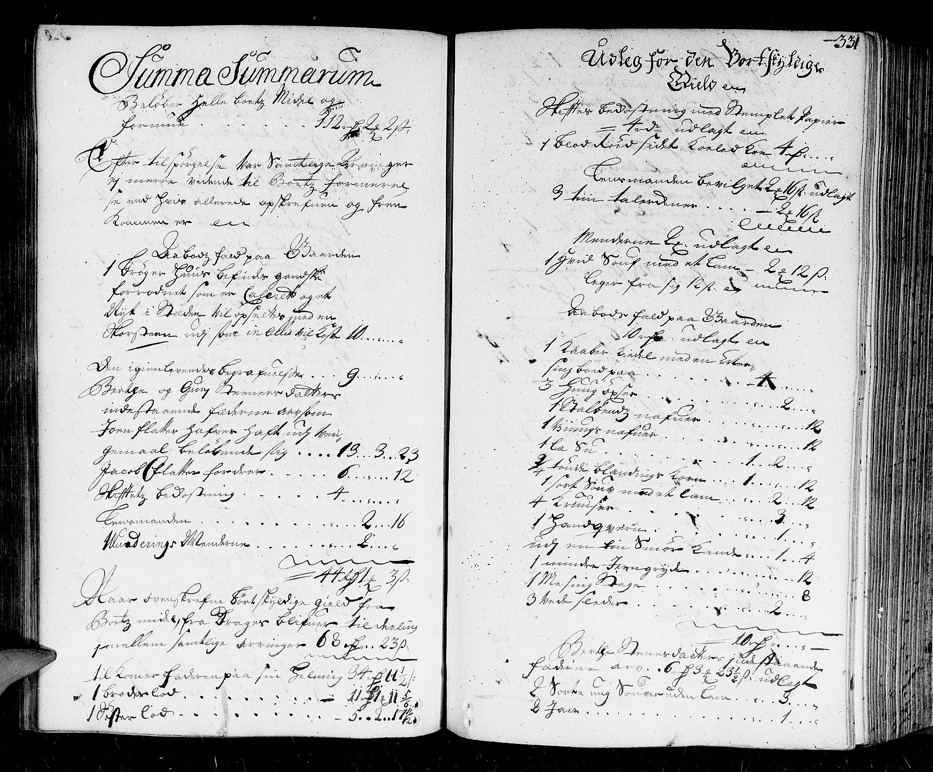 Lier, Røyken og Hurum sorenskriveri, AV/SAKO-A-89/H/Hc/L0002: Skifteprotokoll, 1708-1717, p. 330b-331a