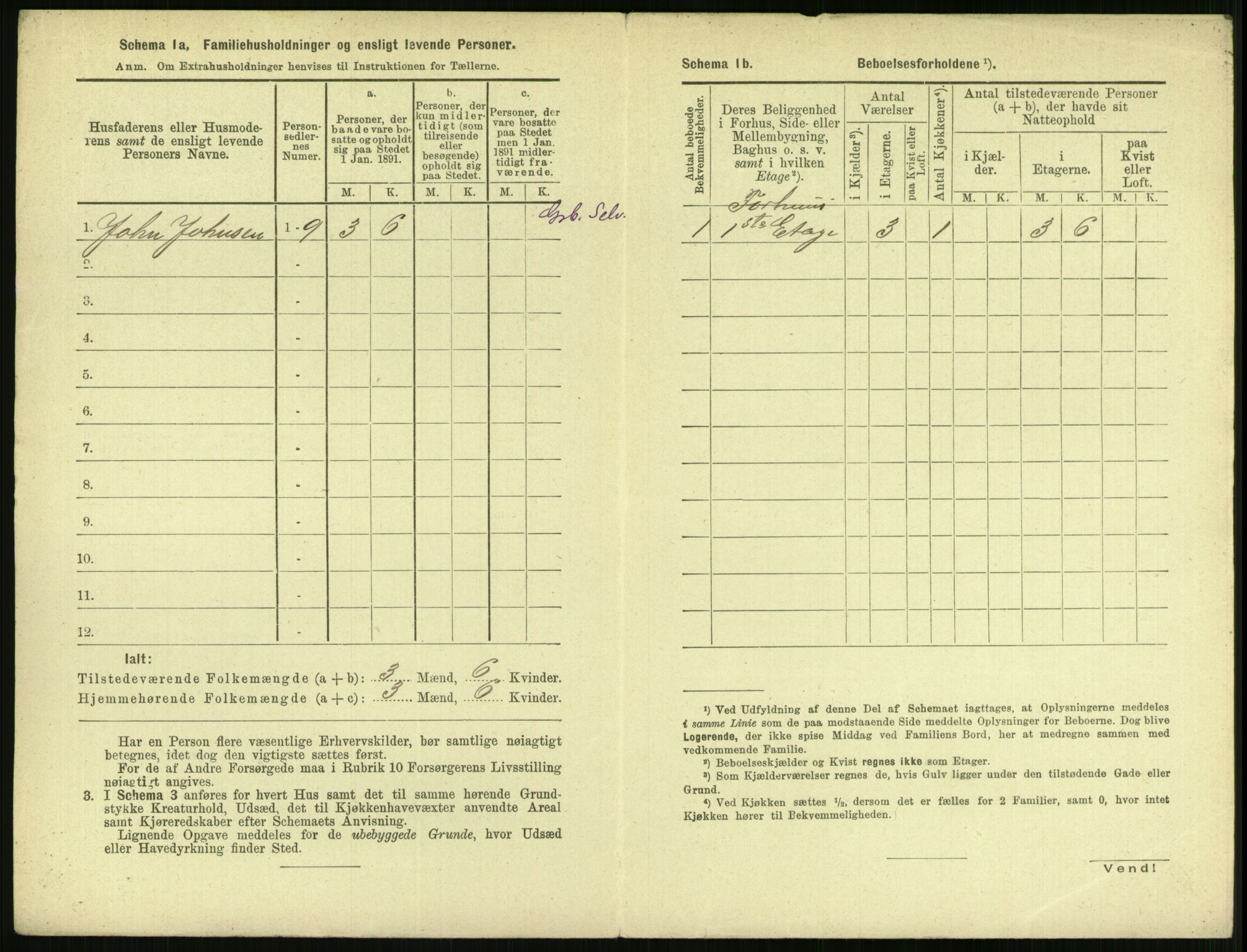 RA, 1891 census for 1103 Stavanger, 1891, p. 1888