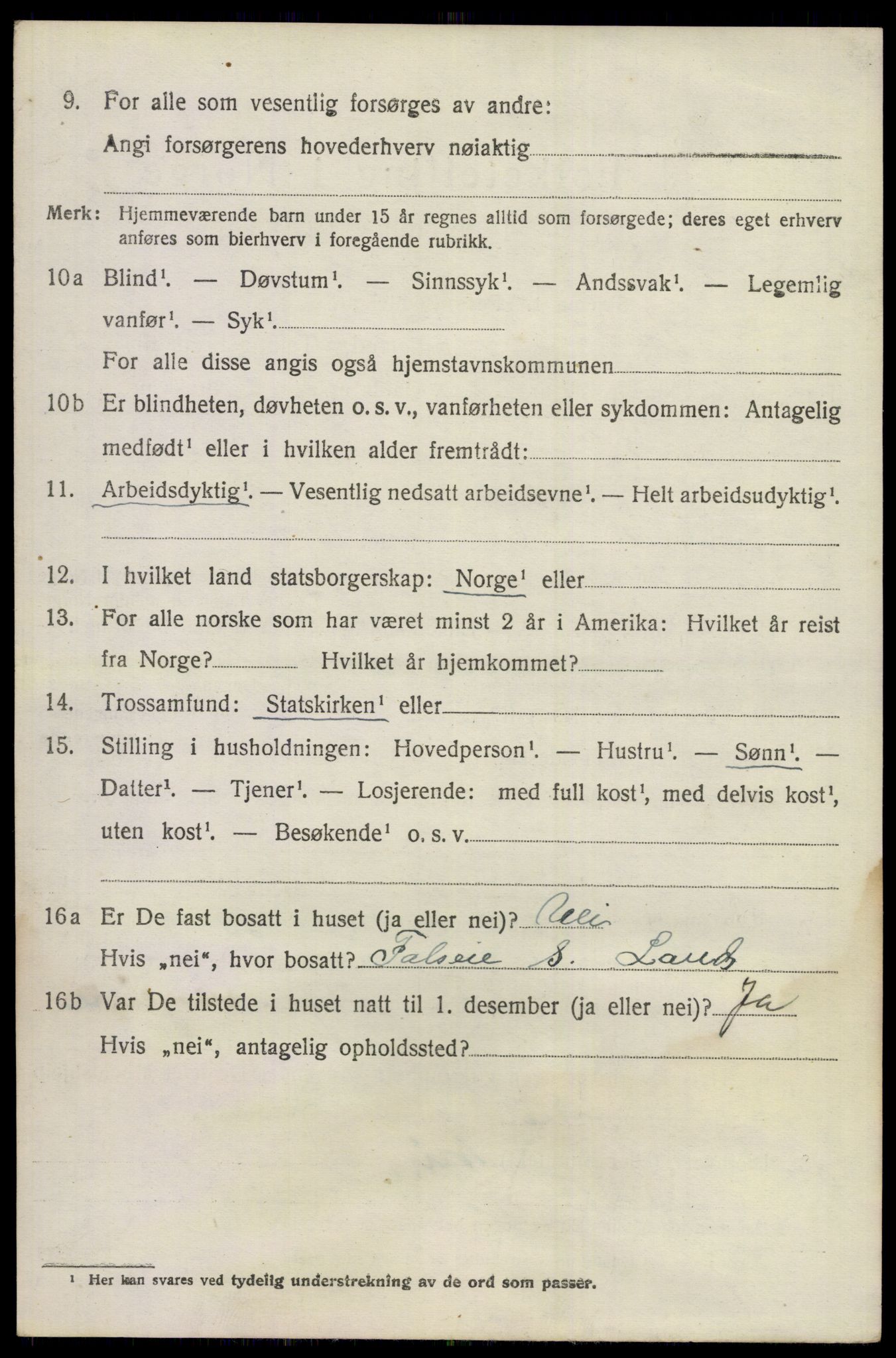 SAKO, 1920 census for Ådal, 1920, p. 6529