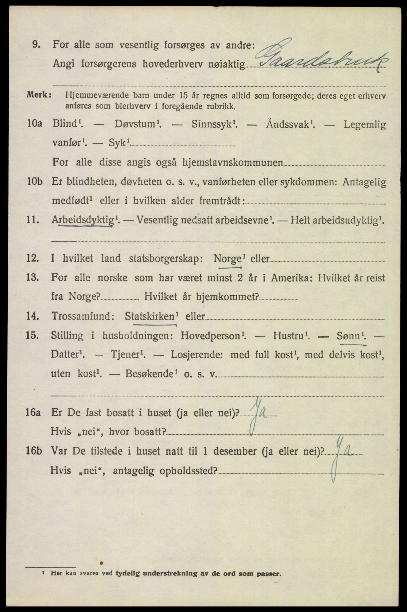 SAH, 1920 census for Eidskog, 1920, p. 6700