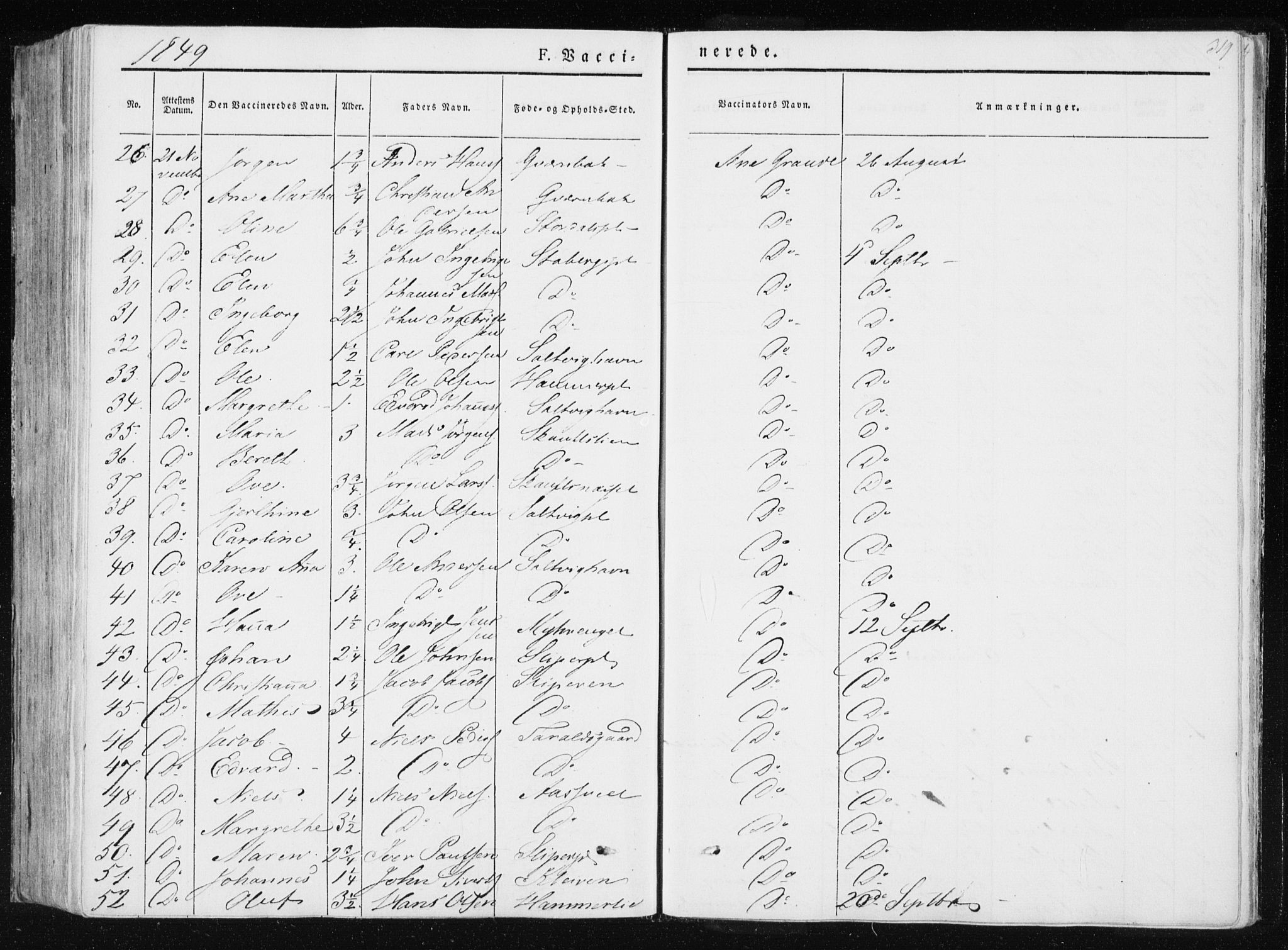 Ministerialprotokoller, klokkerbøker og fødselsregistre - Nord-Trøndelag, SAT/A-1458/733/L0323: Parish register (official) no. 733A02, 1843-1870, p. 319