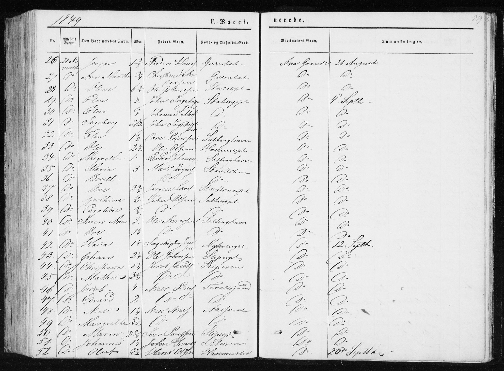 Ministerialprotokoller, klokkerbøker og fødselsregistre - Nord-Trøndelag, AV/SAT-A-1458/733/L0323: Parish register (official) no. 733A02, 1843-1870, p. 319