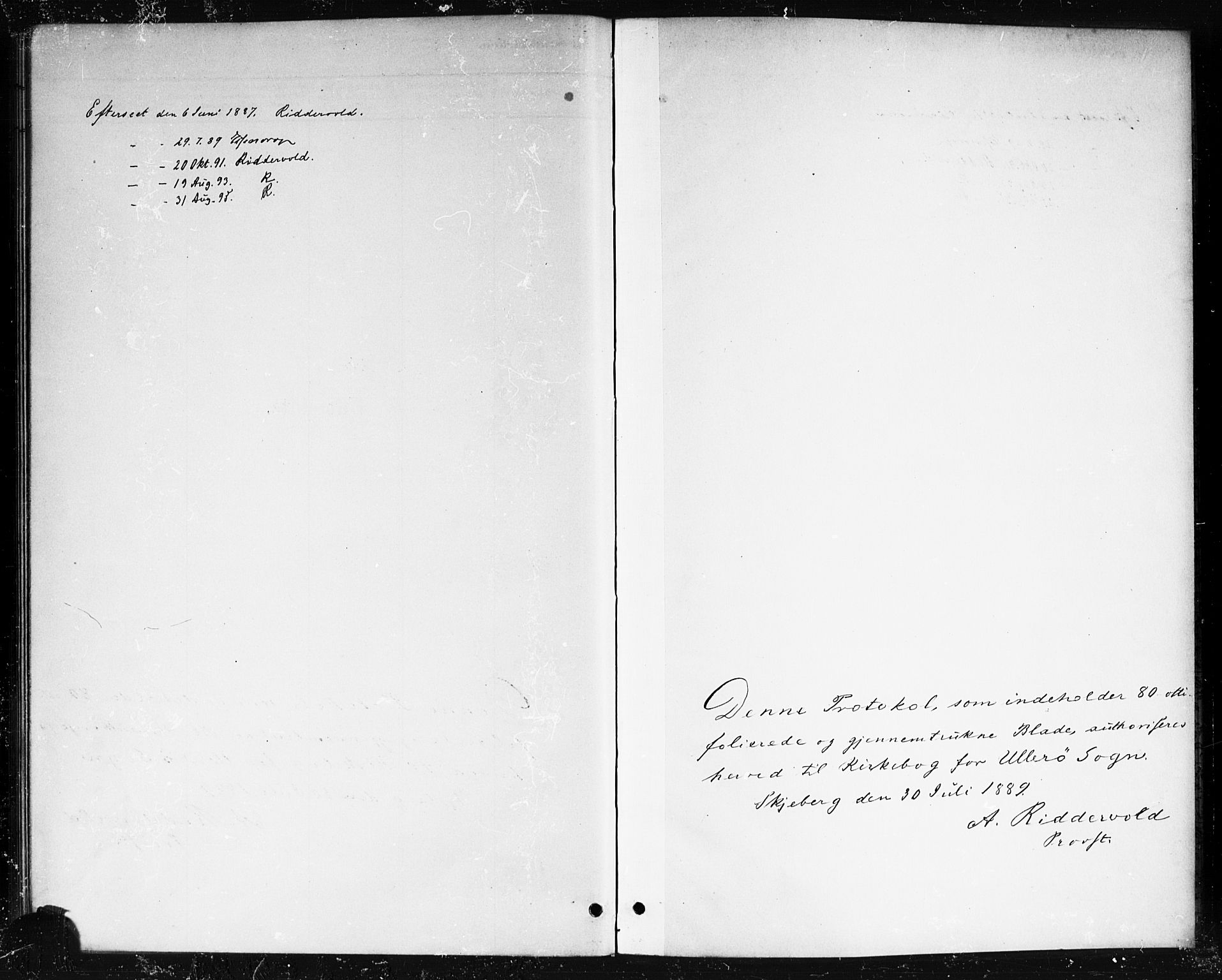 Skjeberg prestekontor Kirkebøker, SAO/A-10923/F/Fb/L0001: Parish register (official) no. II 1, 1886-1894