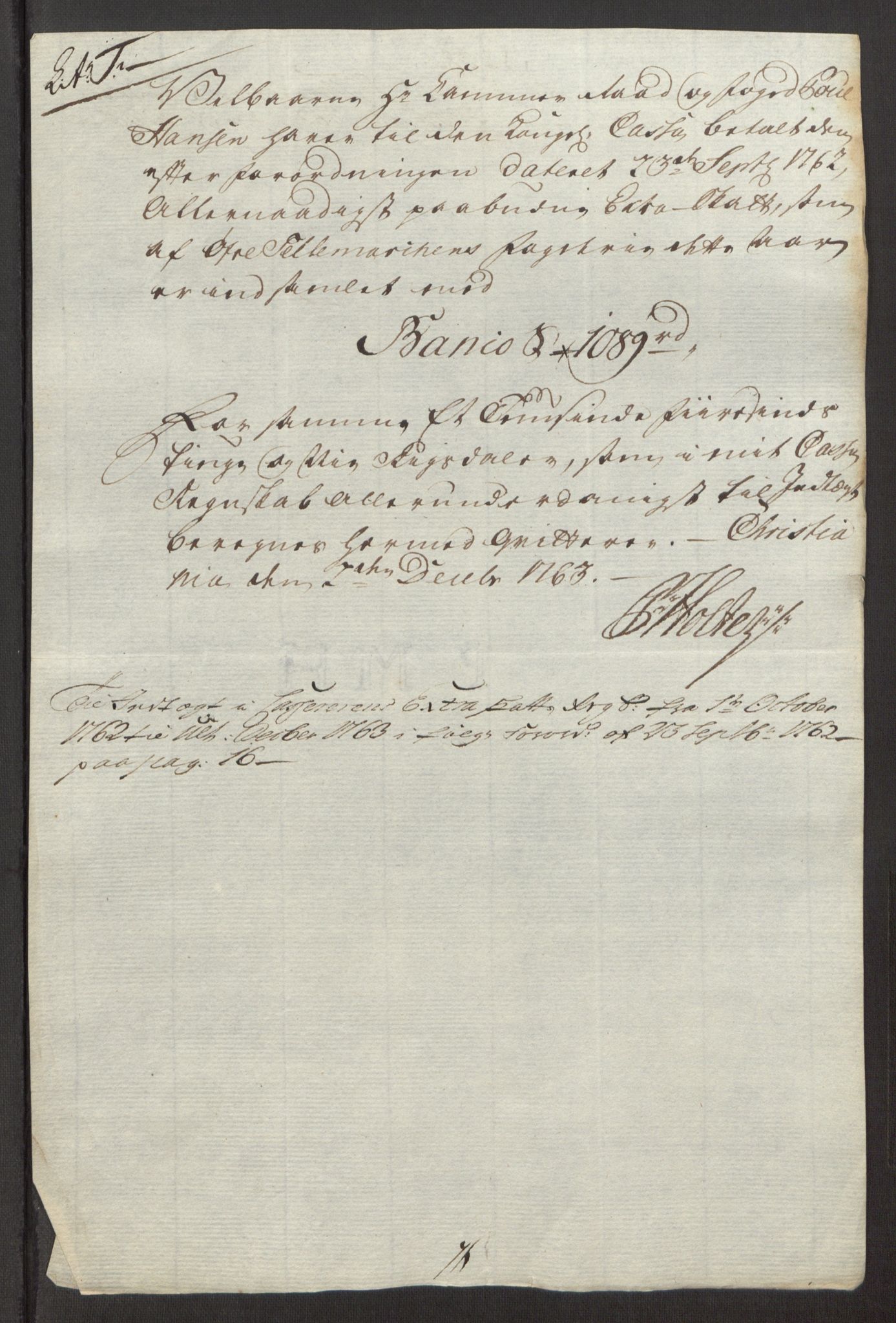 Rentekammeret inntil 1814, Reviderte regnskaper, Fogderegnskap, AV/RA-EA-4092/R38/L2293: Ekstraskatten Øvre Telemark, 1762-1770, p. 30