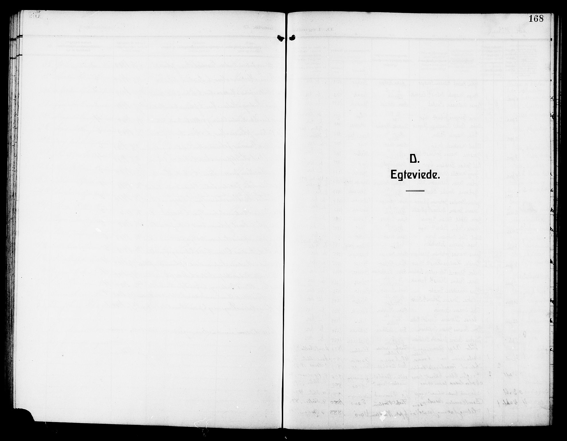 Ministerialprotokoller, klokkerbøker og fødselsregistre - Sør-Trøndelag, AV/SAT-A-1456/640/L0588: Parish register (copy) no. 640C05, 1909-1922, p. 168