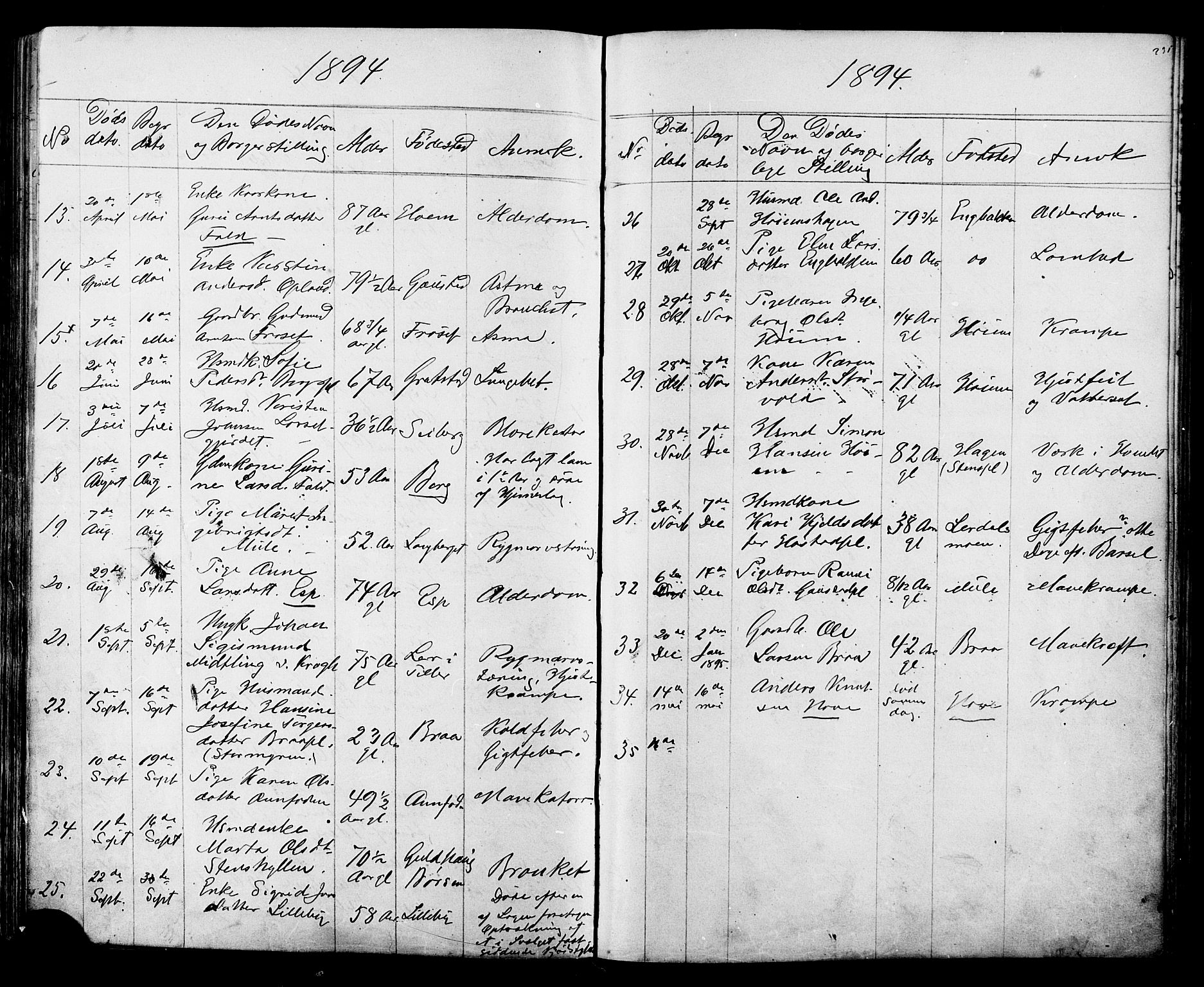 Ministerialprotokoller, klokkerbøker og fødselsregistre - Sør-Trøndelag, SAT/A-1456/612/L0387: Parish register (copy) no. 612C03, 1874-1908, p. 235