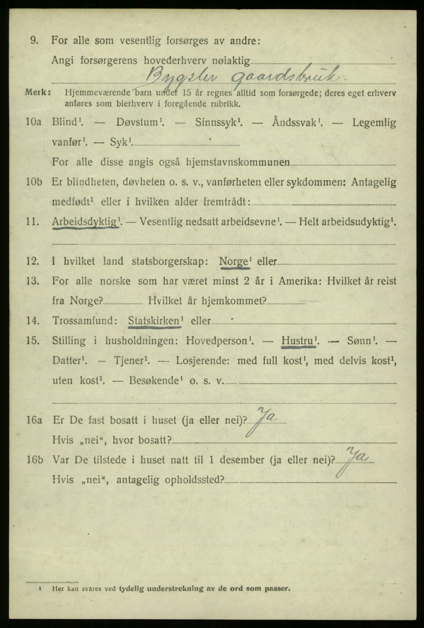 SAB, 1920 census for Davik, 1920, p. 1266