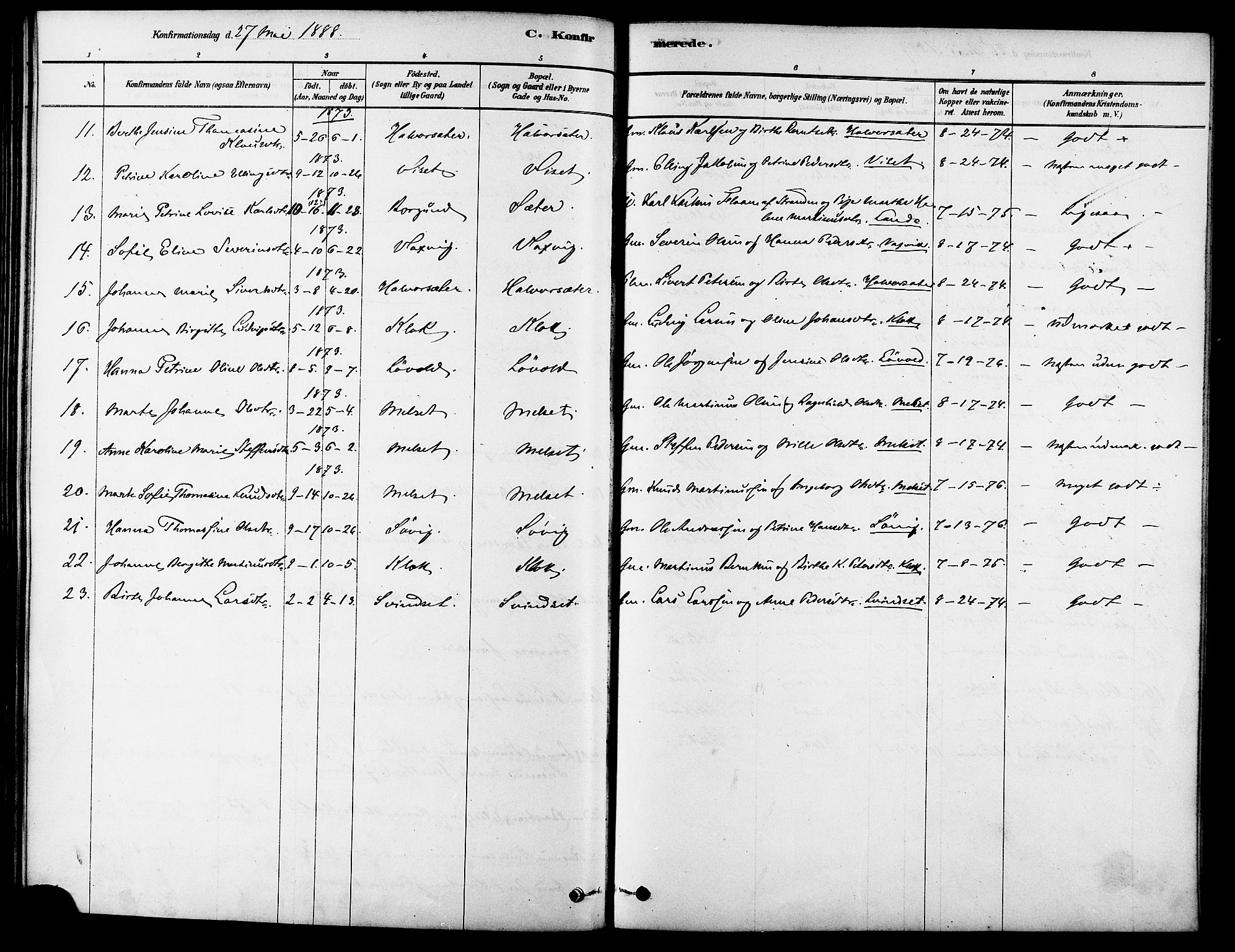 Ministerialprotokoller, klokkerbøker og fødselsregistre - Møre og Romsdal, SAT/A-1454/522/L0315: Parish register (official) no. 522A10, 1878-1890