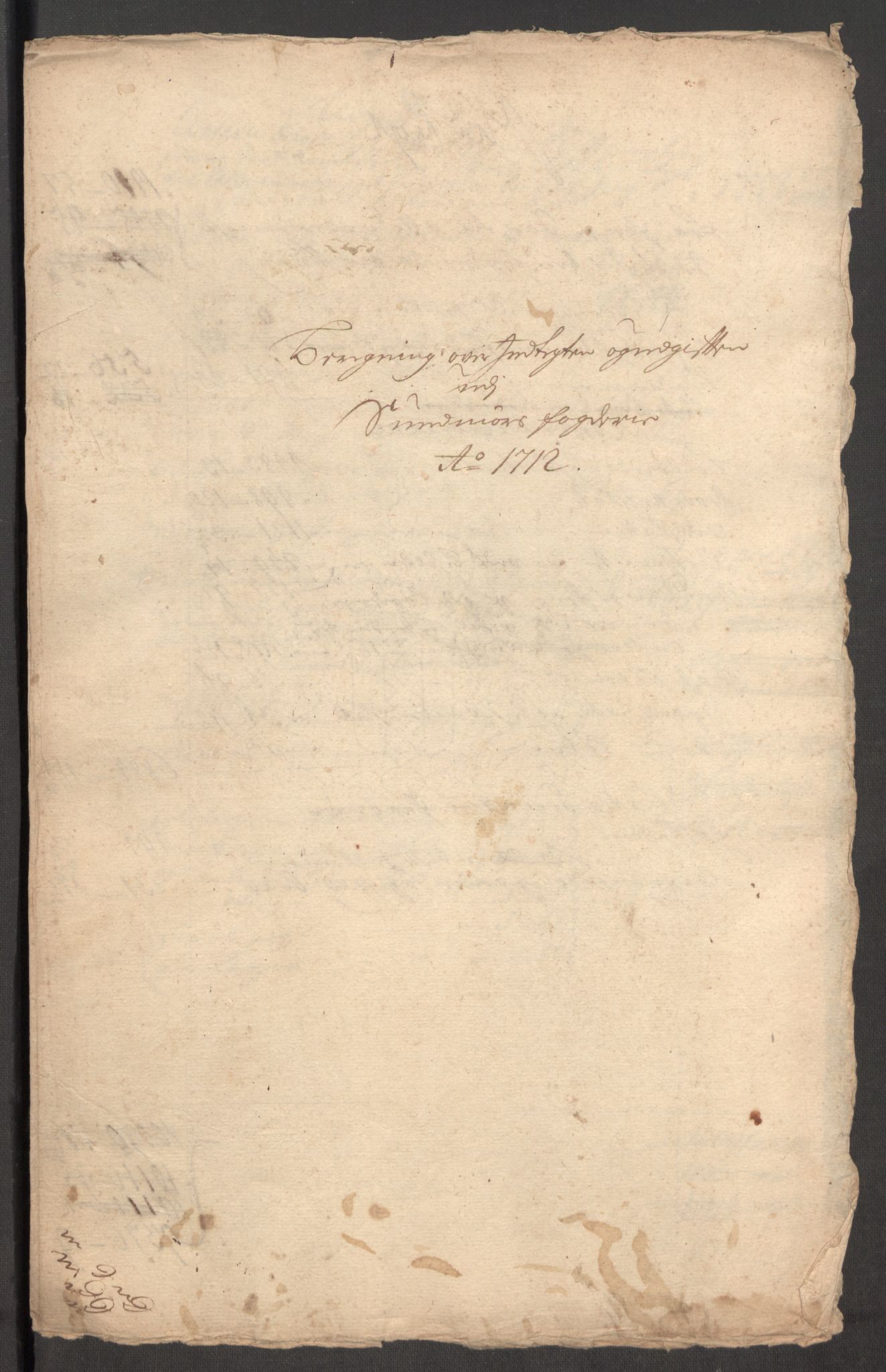 Rentekammeret inntil 1814, Reviderte regnskaper, Fogderegnskap, RA/EA-4092/R54/L3561: Fogderegnskap Sunnmøre, 1706-1707, p. 447