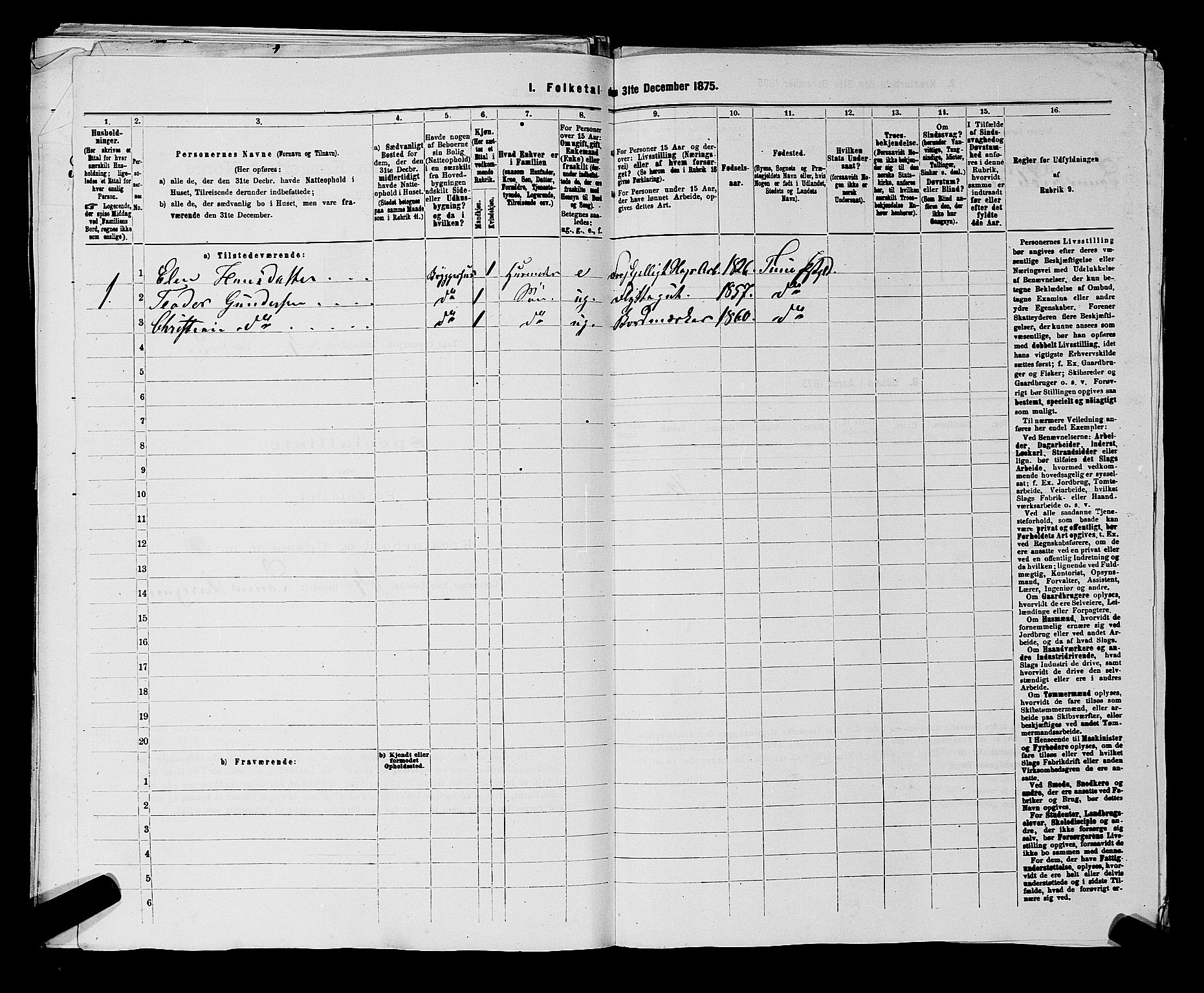 RA, 1875 census for 0130P Tune, 1875, p. 638